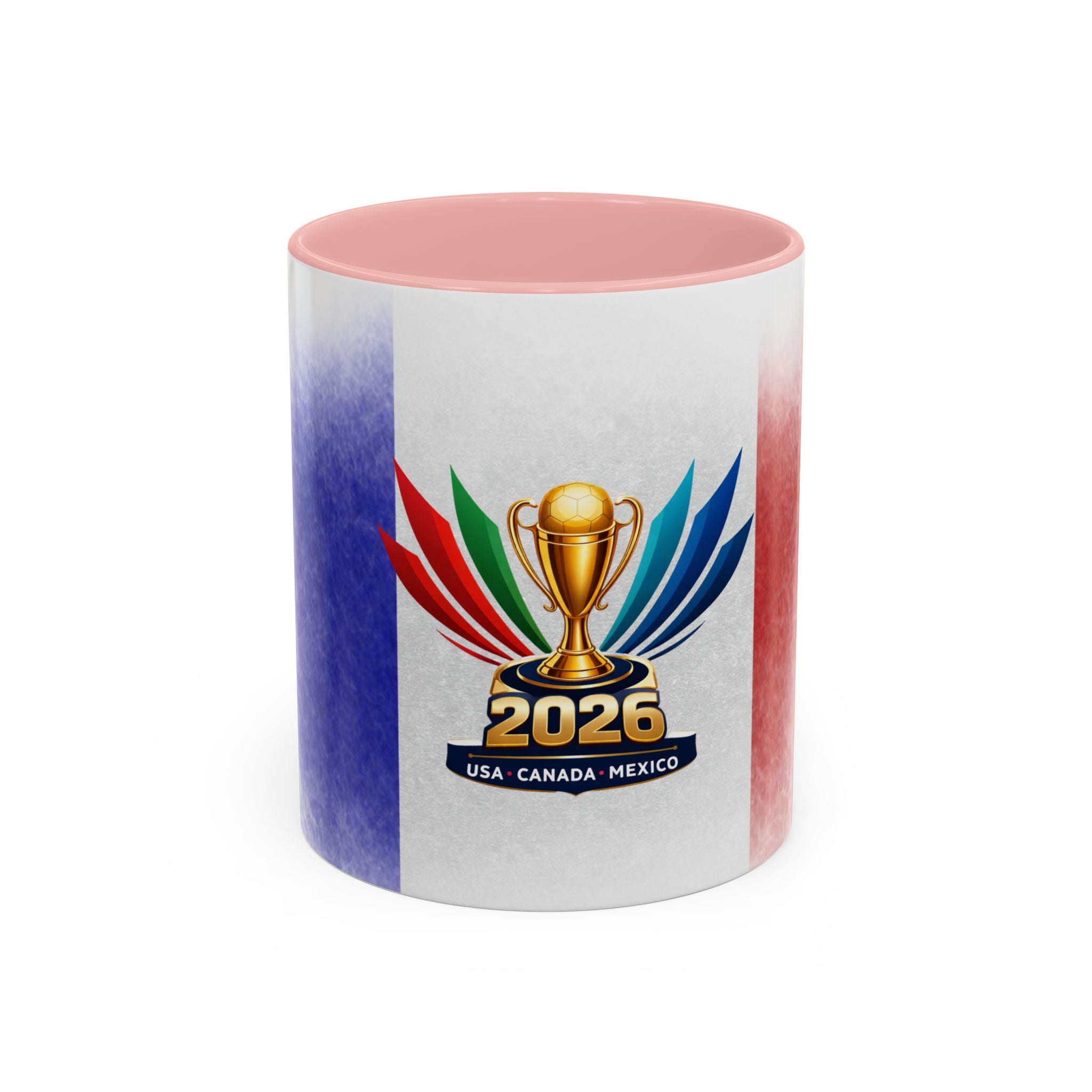 Soccer 2026 Commemorative Mug — France Accent Coffee Cup (11/15oz)