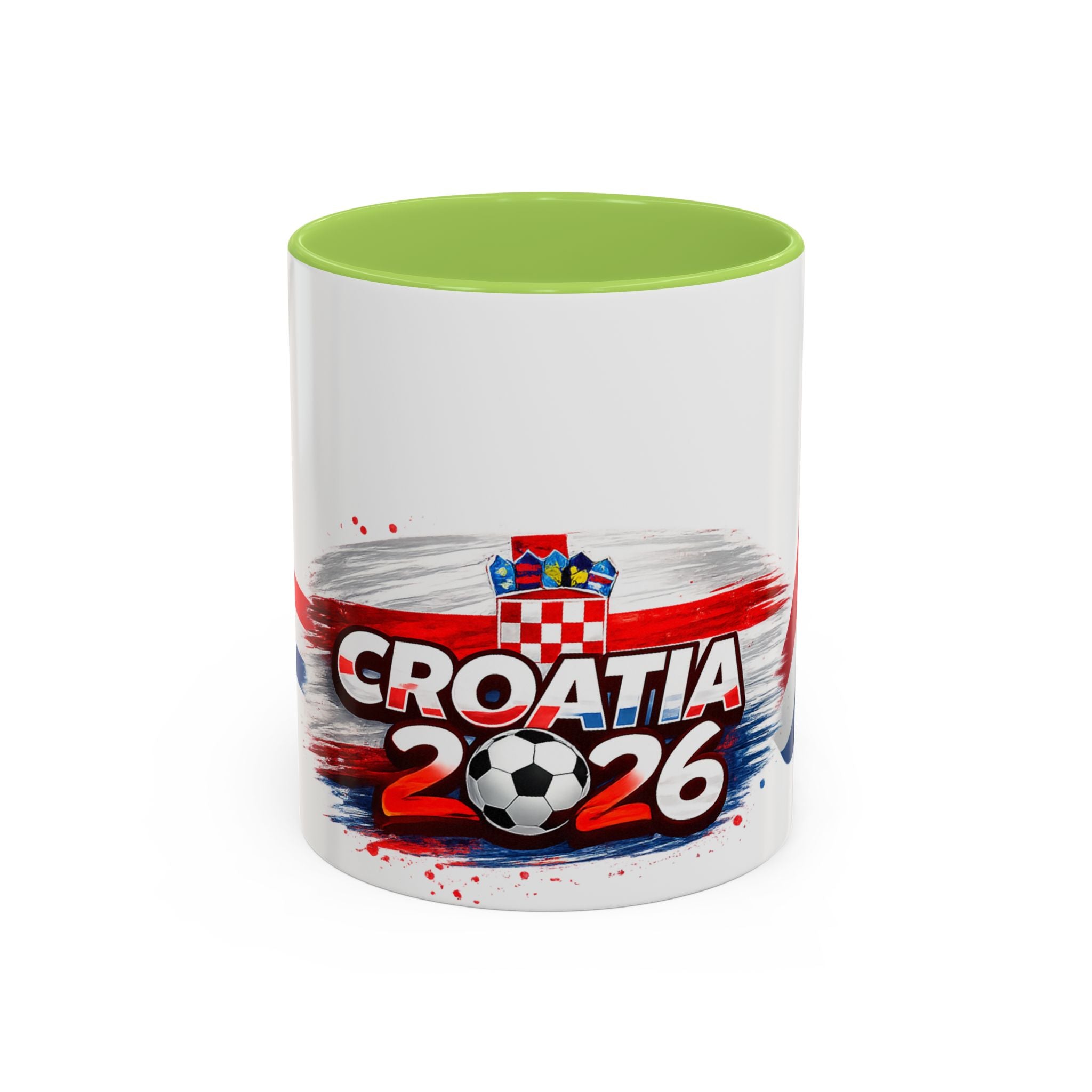 Croatia 2026 Soccer Mug – Croatia Flag Football Fan Coffee Cup (11/15oz)