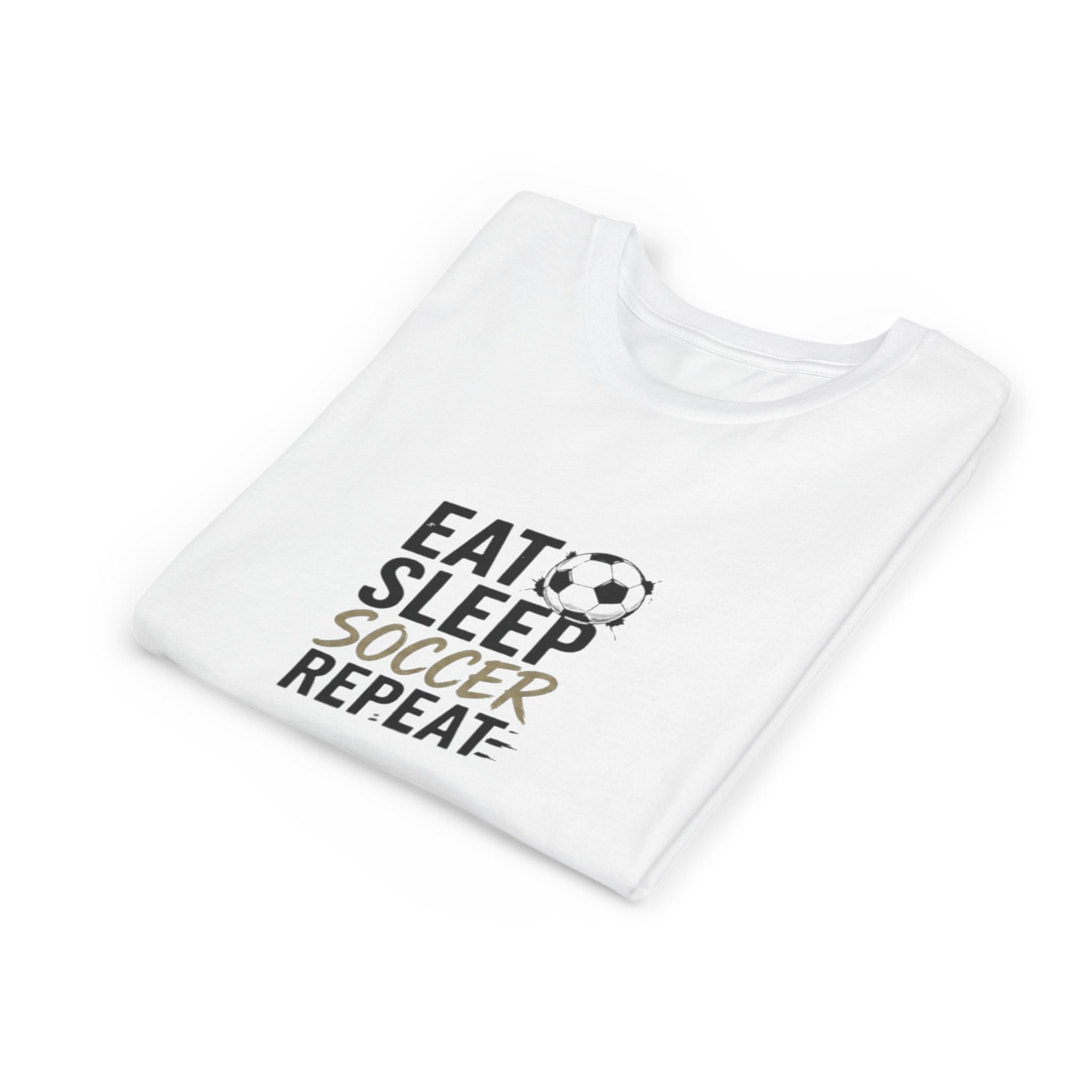 Youth Soccer Tee - "Born to Play, Forced to Work" Kids Soccer Shirt