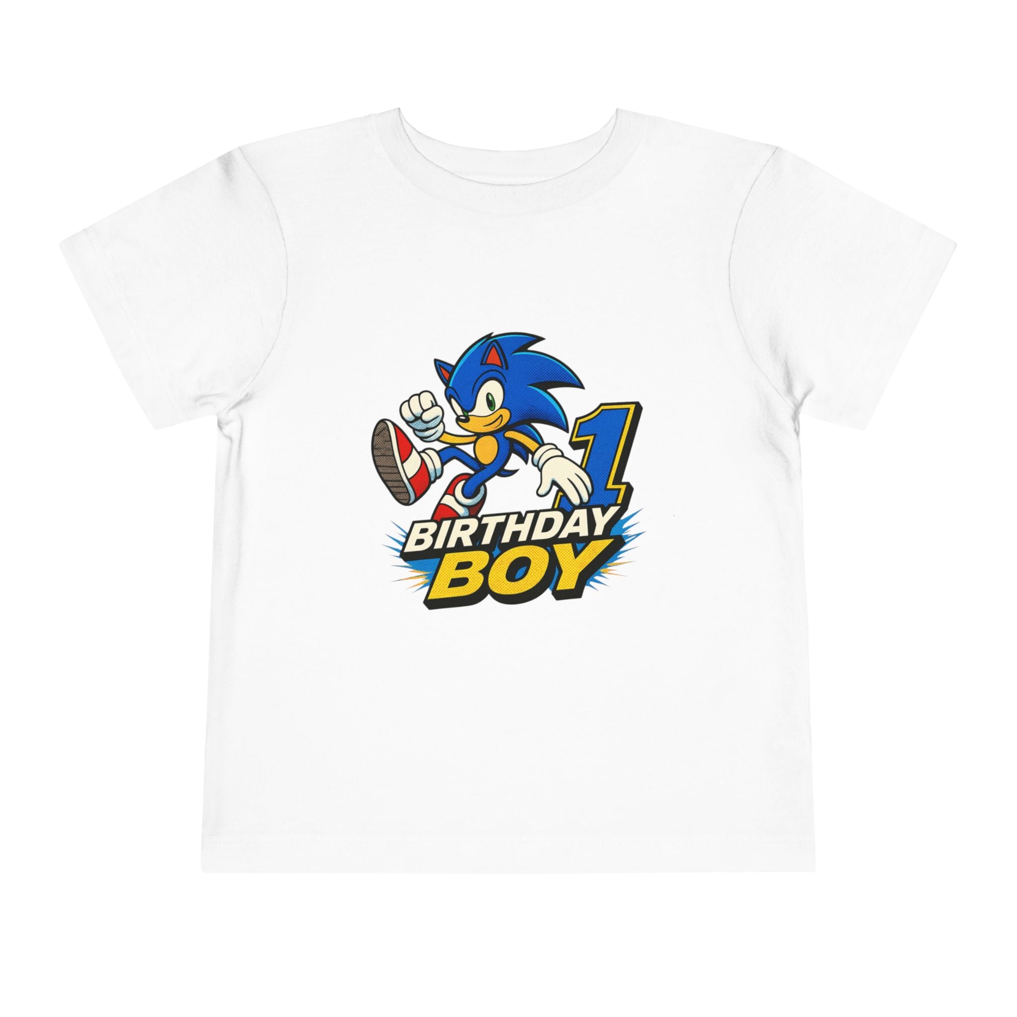 Sonic '1 Birthday Boy' Toddler Tee