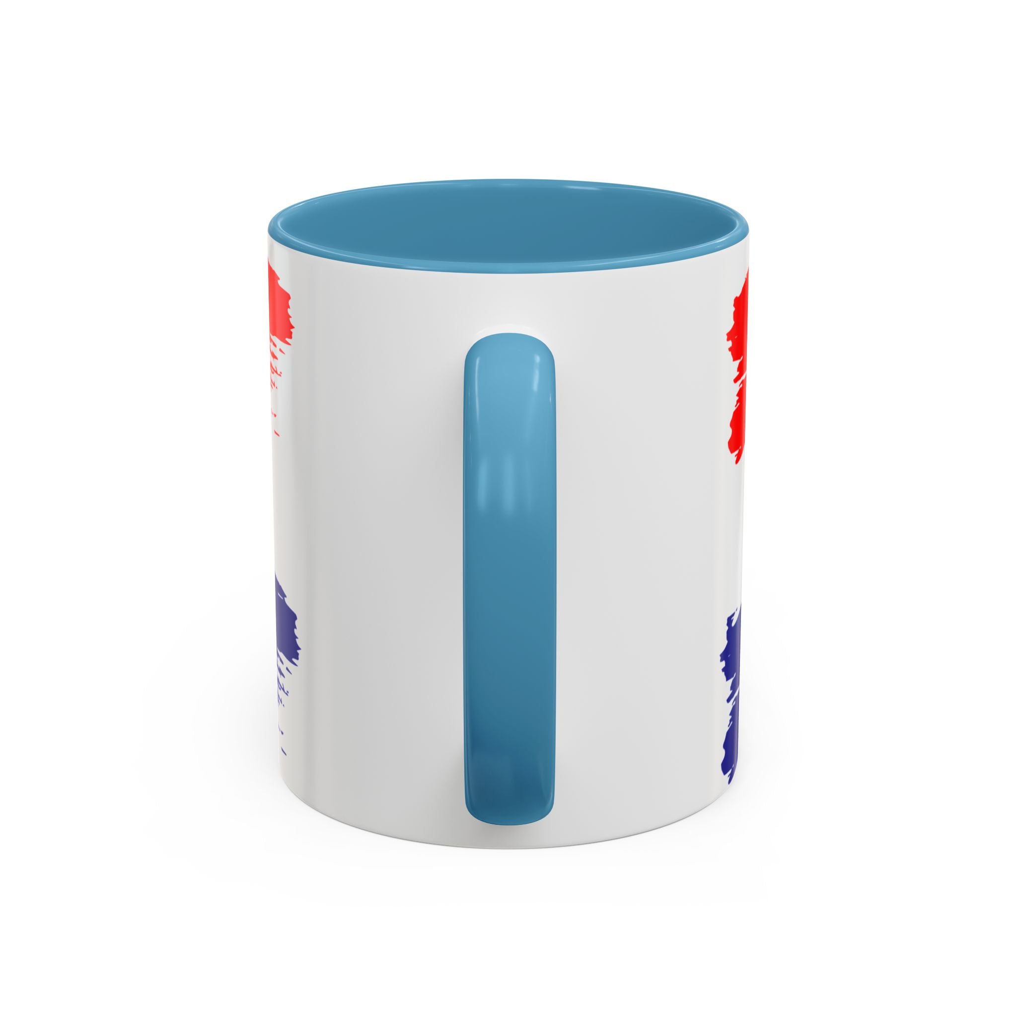 Croatia 2026 Accent Coffee Mug – Red White Blue Crest Soccer Fan Gift