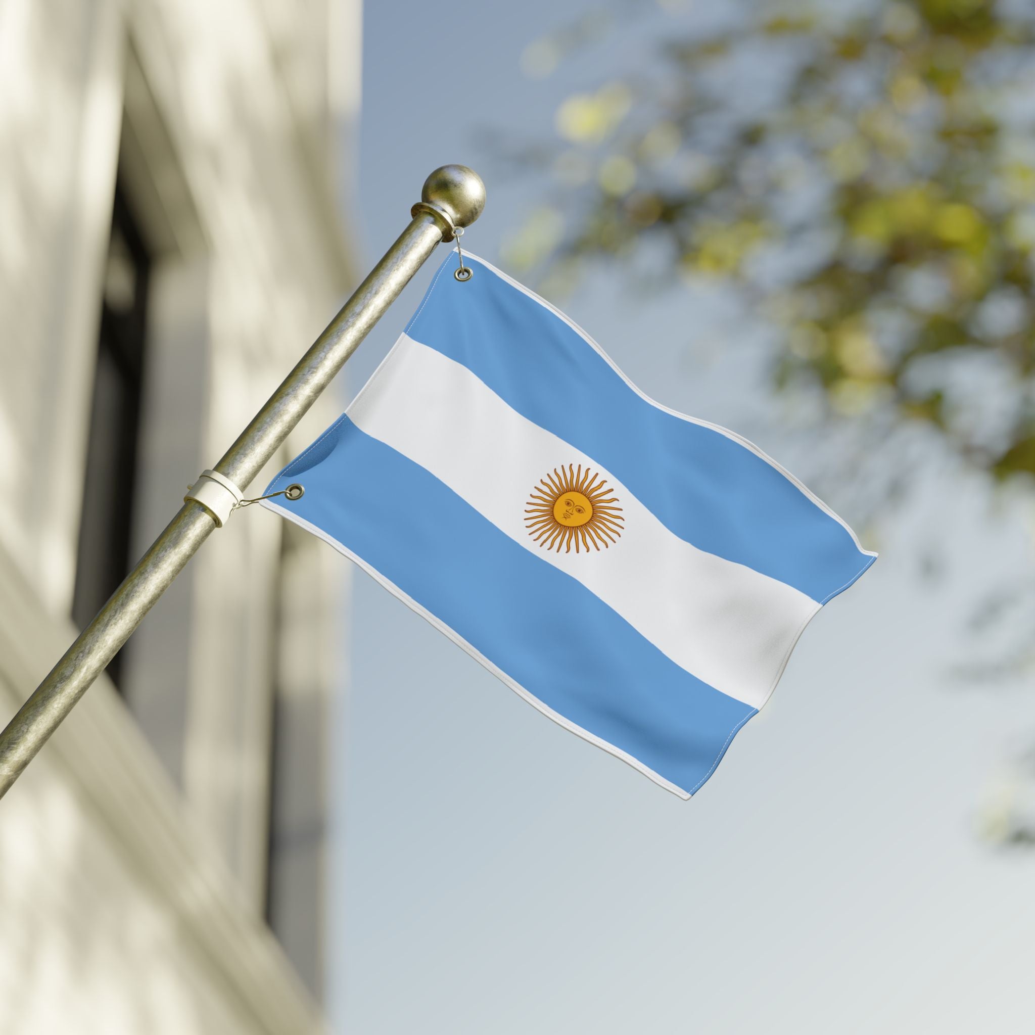Argentina Double-Sided Flag — Durable Outdoor/Indoor National Banner