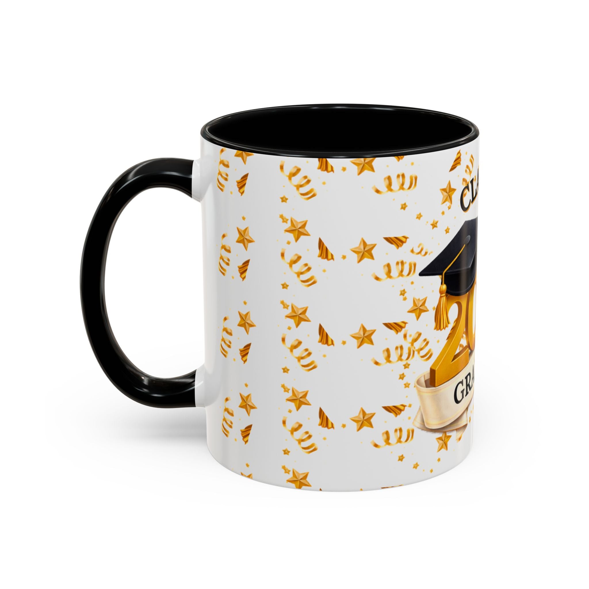 Class of 2026 Graduate Accent Coffee Mug – Black Interior, Graduation Gift