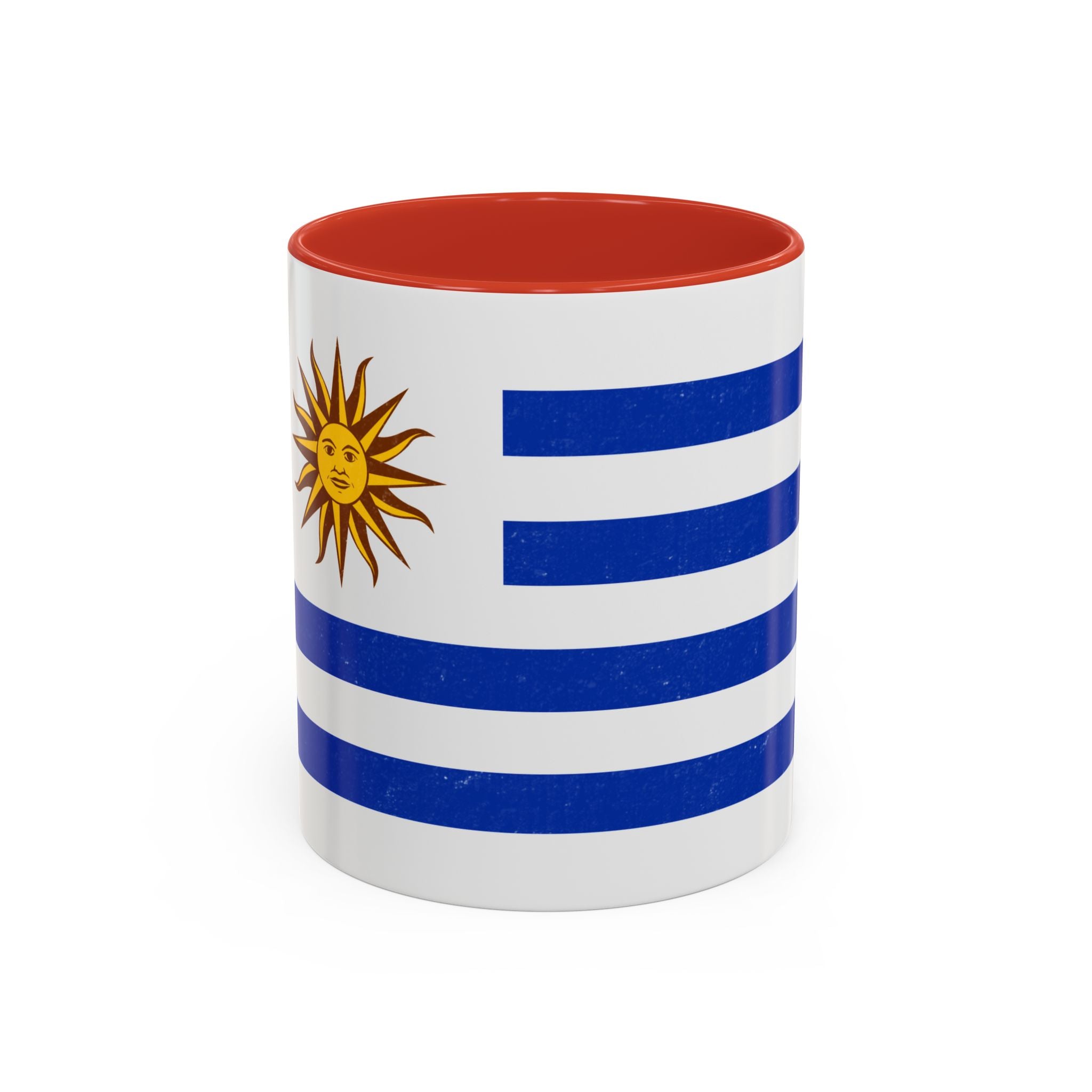 Uruguay Flag Accent Coffee Mug – Blue Stripes with Sun of May, 11oz & 15oz