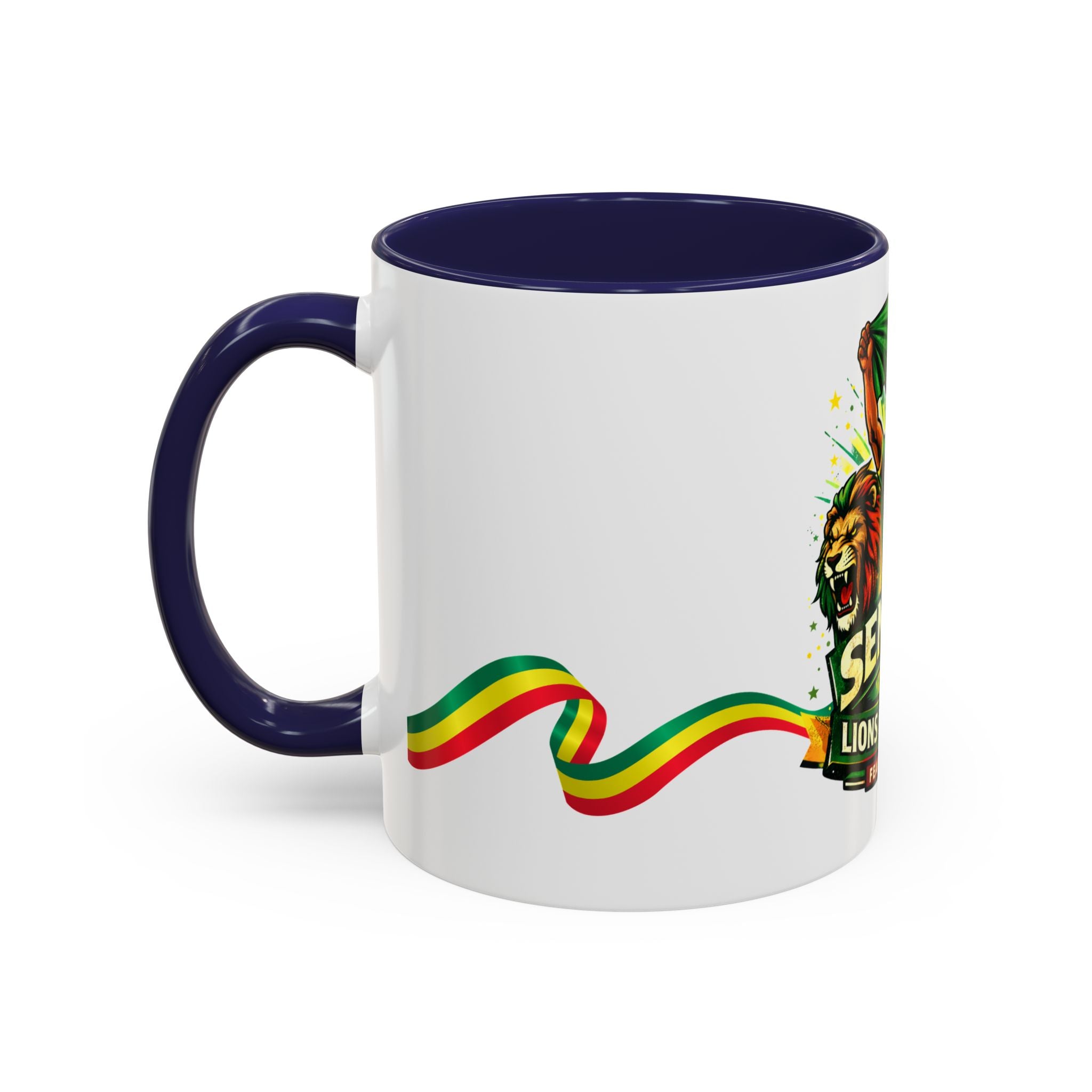 Senegal Lions of Teranga Coffee Mug – 11/15oz Accent Mug (Fear The Lions)