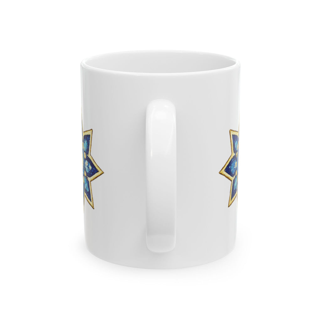 Evil Eye Hamsa Ceramic Mug – Protective Nazar Coffee Cup (11oz/15oz)