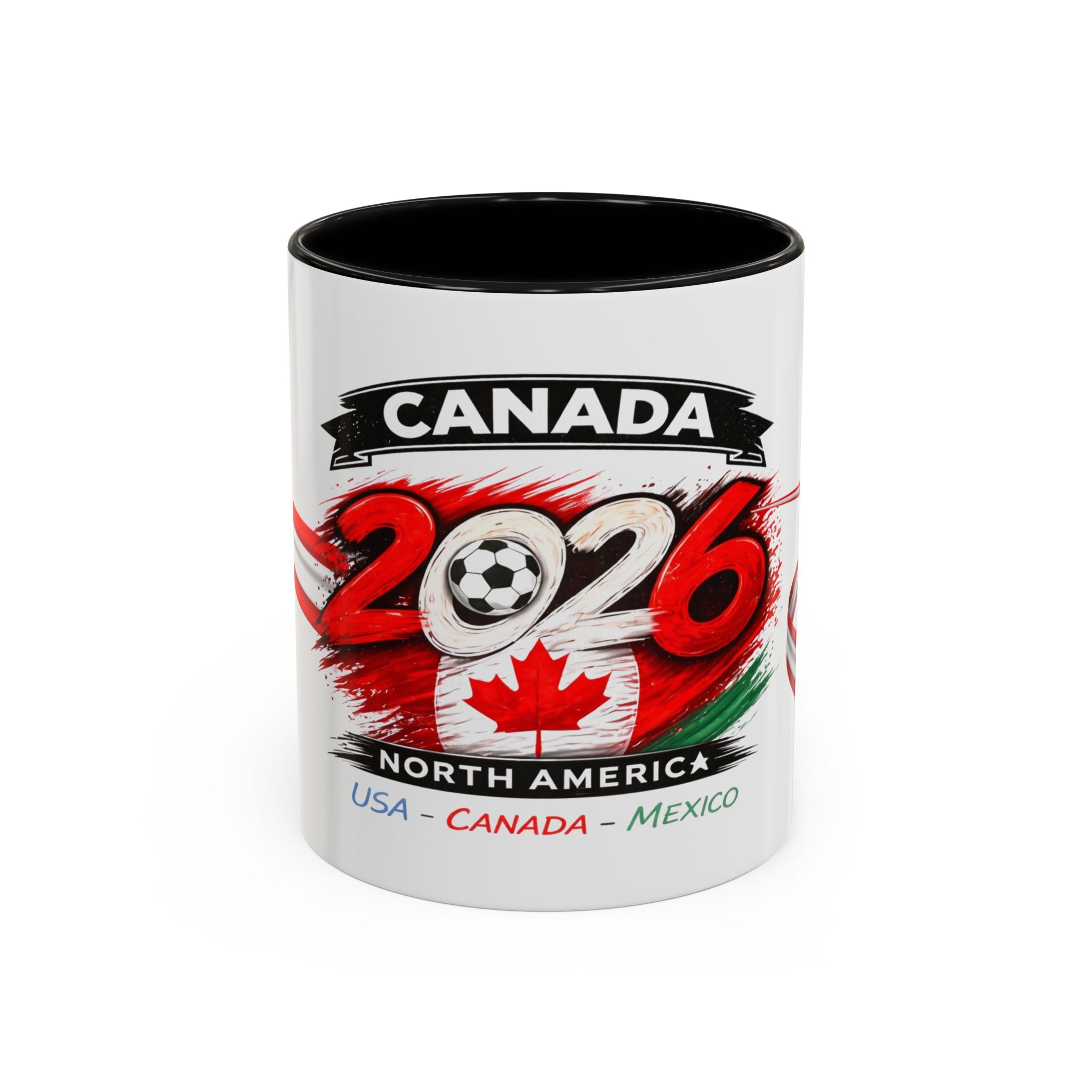 Canada 2026 Soccer Cup Mug — North America USA-Canada-Mexico Cup Coffee Mug