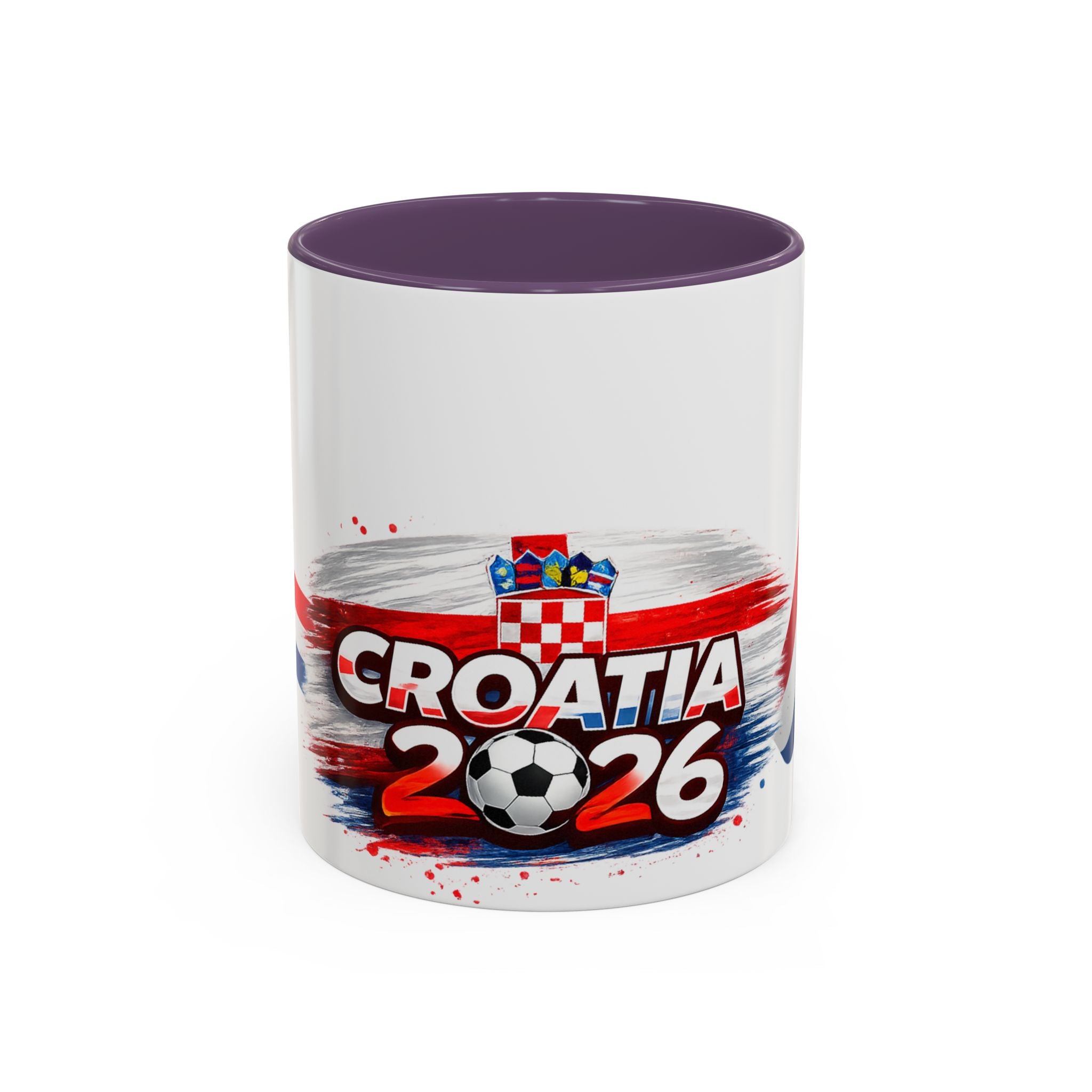 Croatia 2026 Soccer Mug – Croatia Flag Football Fan Coffee Cup (11/15oz)