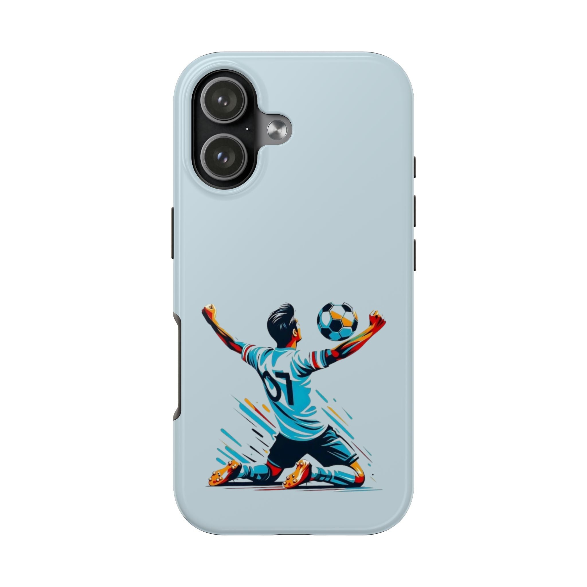 Soccer Celebration Tough Phone Case — Lightweight Protective iPhone Cover
