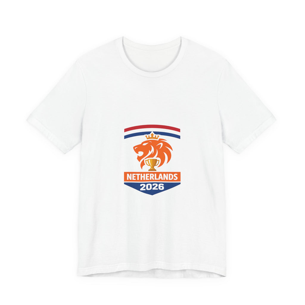 Netherlands 2026 Soccer T-Shirt — Nederland Flag & Map Football Tee