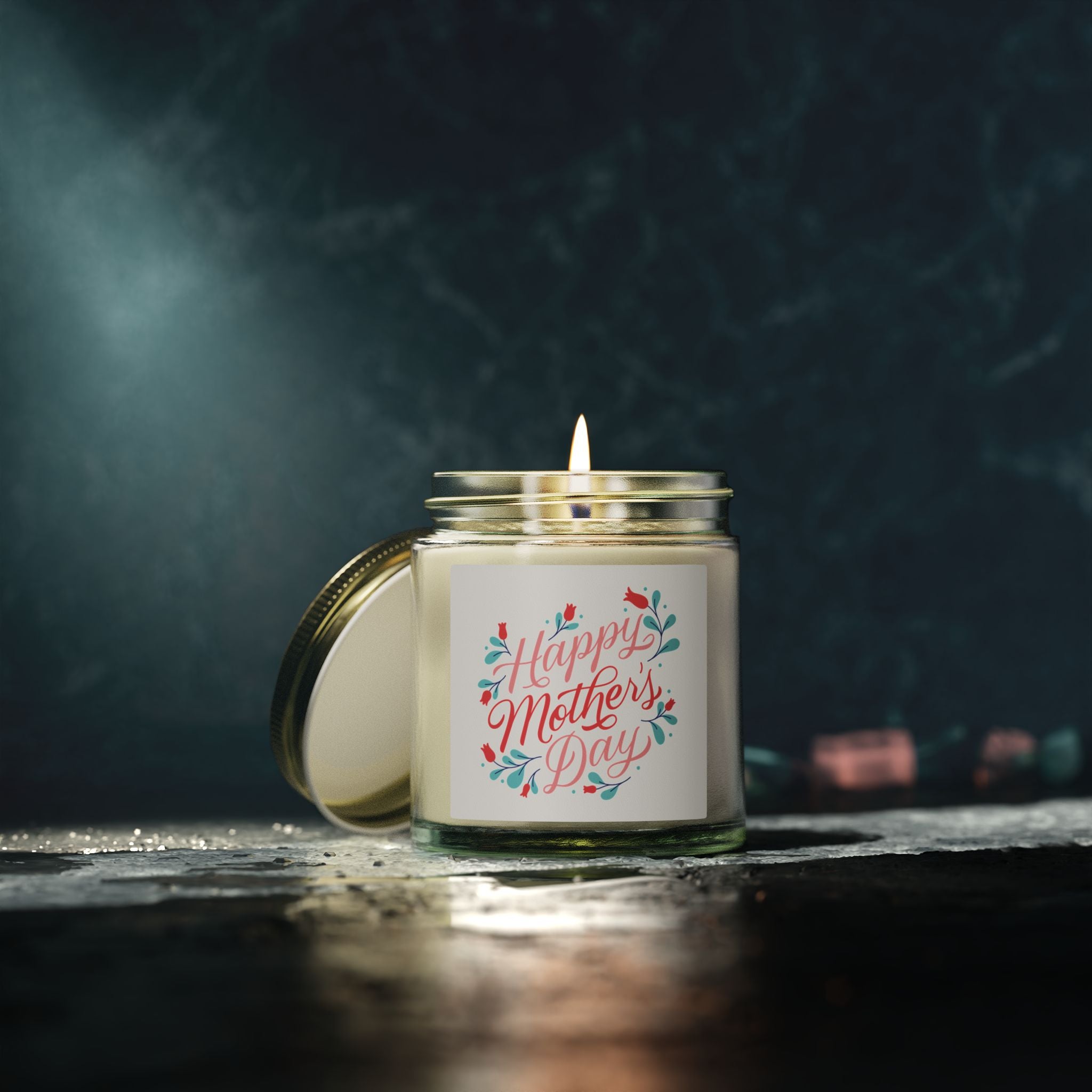 Mother's Day Scented Candle — Coconut Apricot Wax (4oz & 9oz)