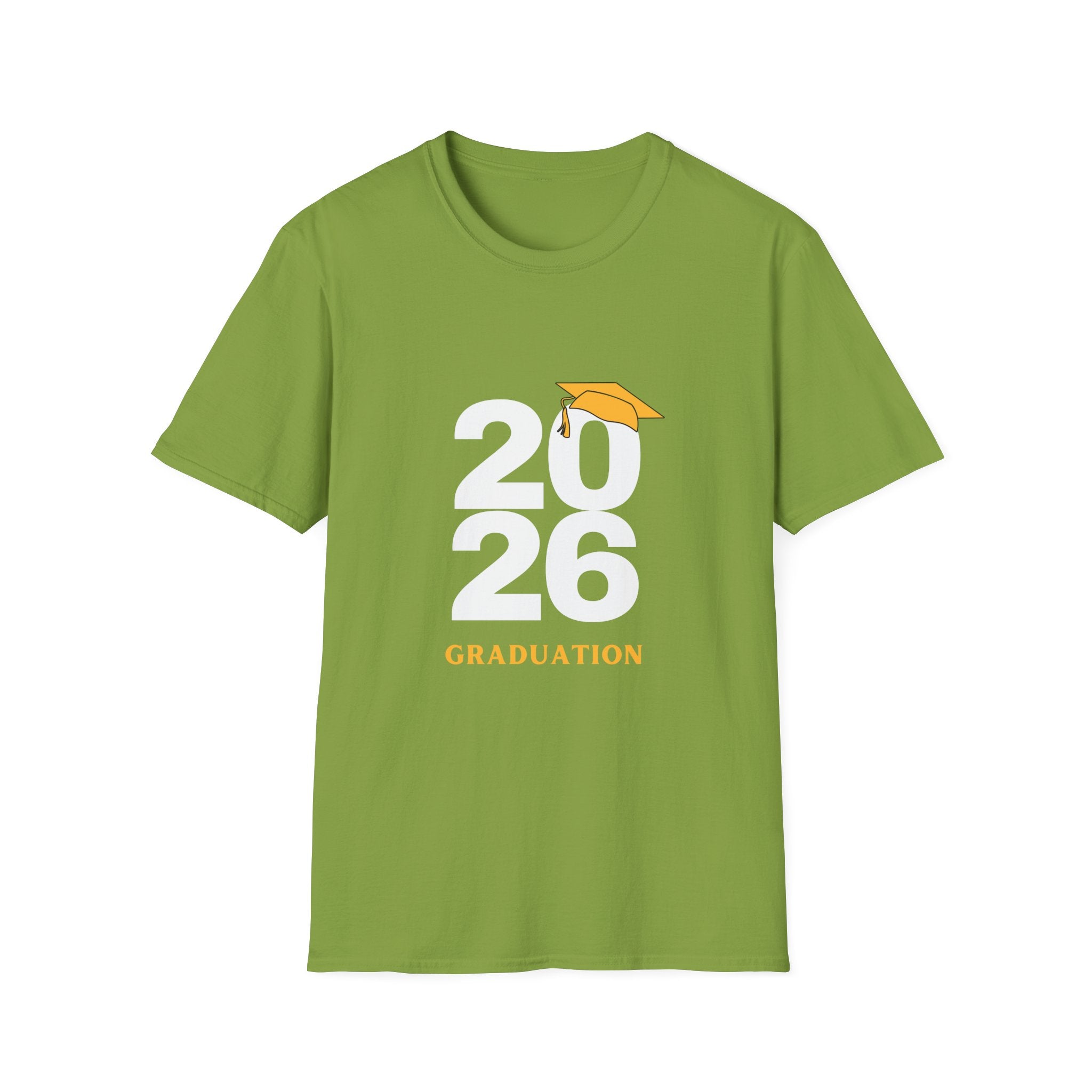 2026 Graduation T-Shirt with Cap Graphic — Class of 2026 Celebration Tee
