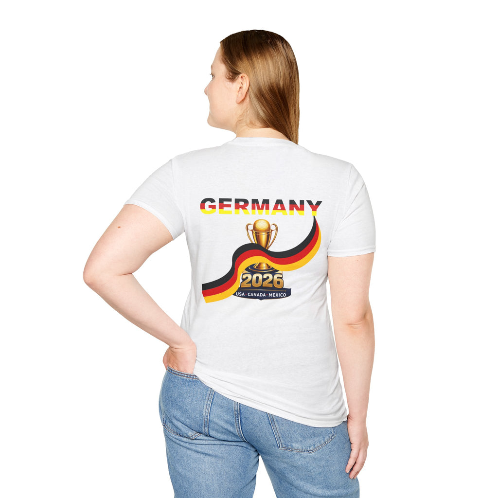 Germany Soccer Cup 2026 T-Shirt — German Flag Map & Trophy Fan Tee
