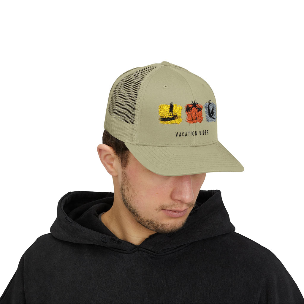 Vacation Vibes Snapback Trucker Cap