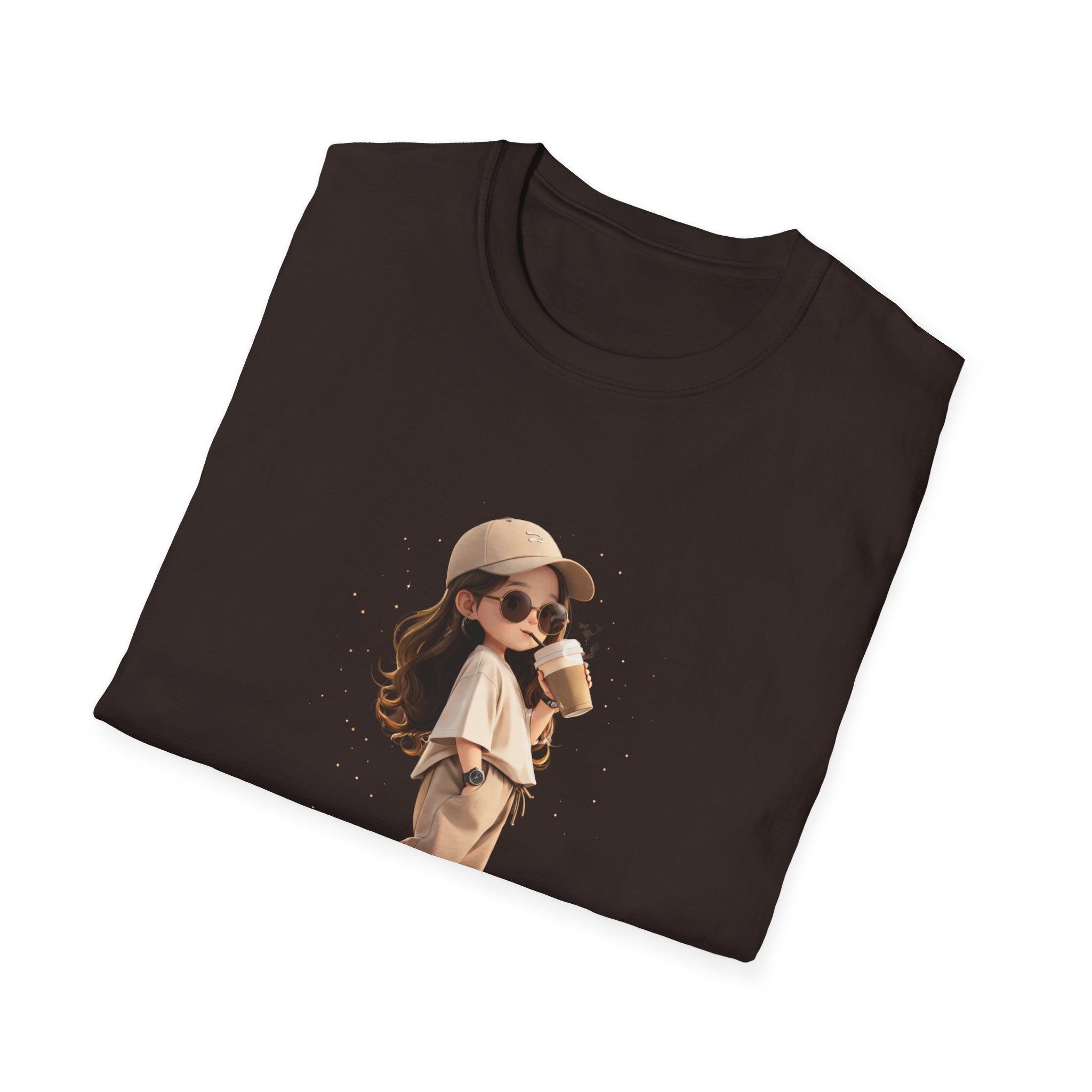Running on Coffee Unisex Softstyle T-Shirt