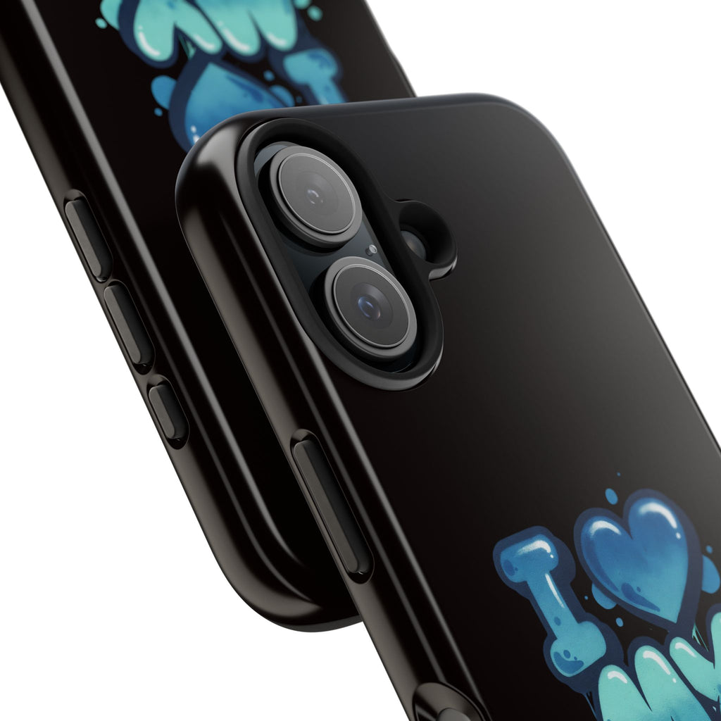 I Love My GF Phone Case — Protective Glossy "I  My GF" Design
