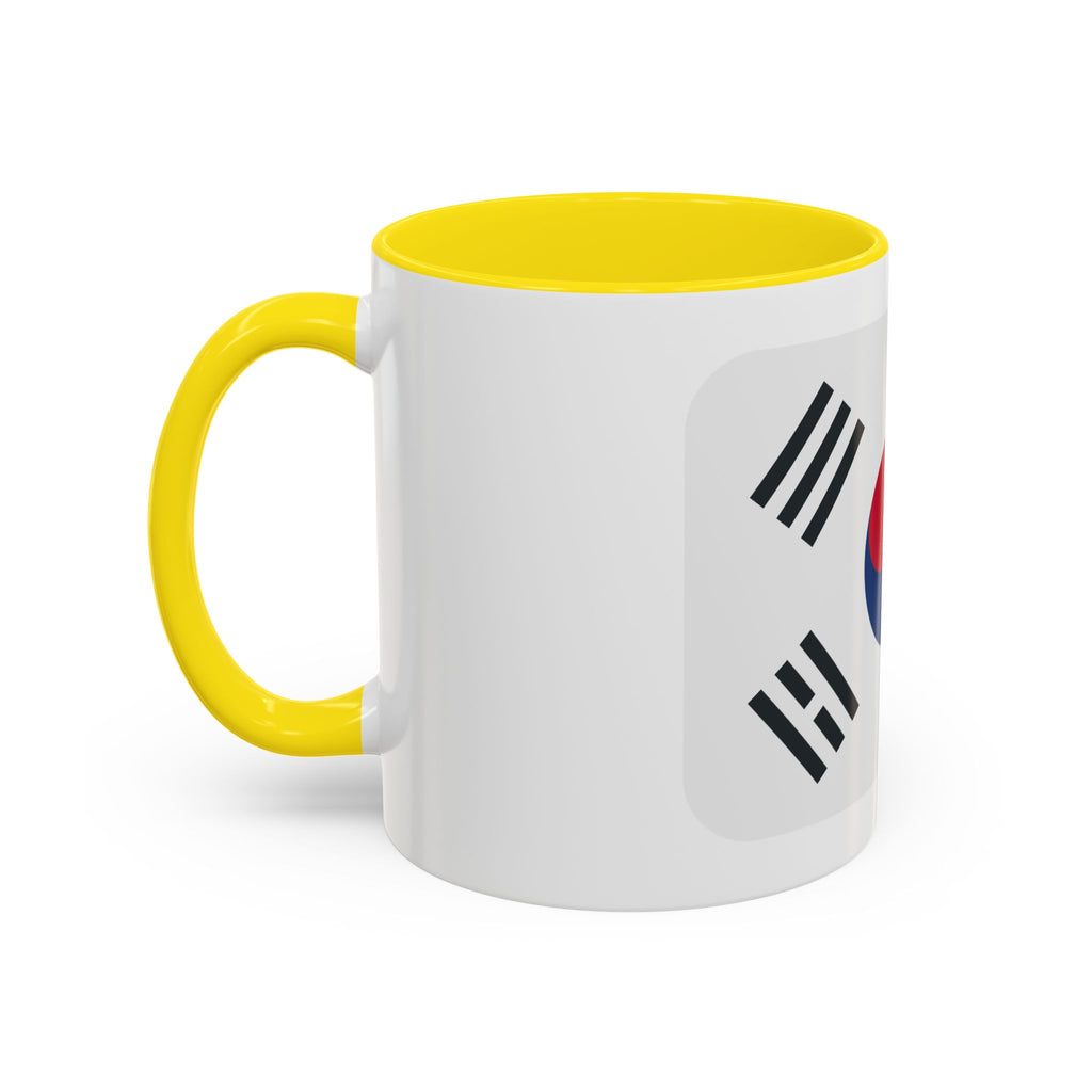 South Korea Accent Coffee Mug (11, 15oz)