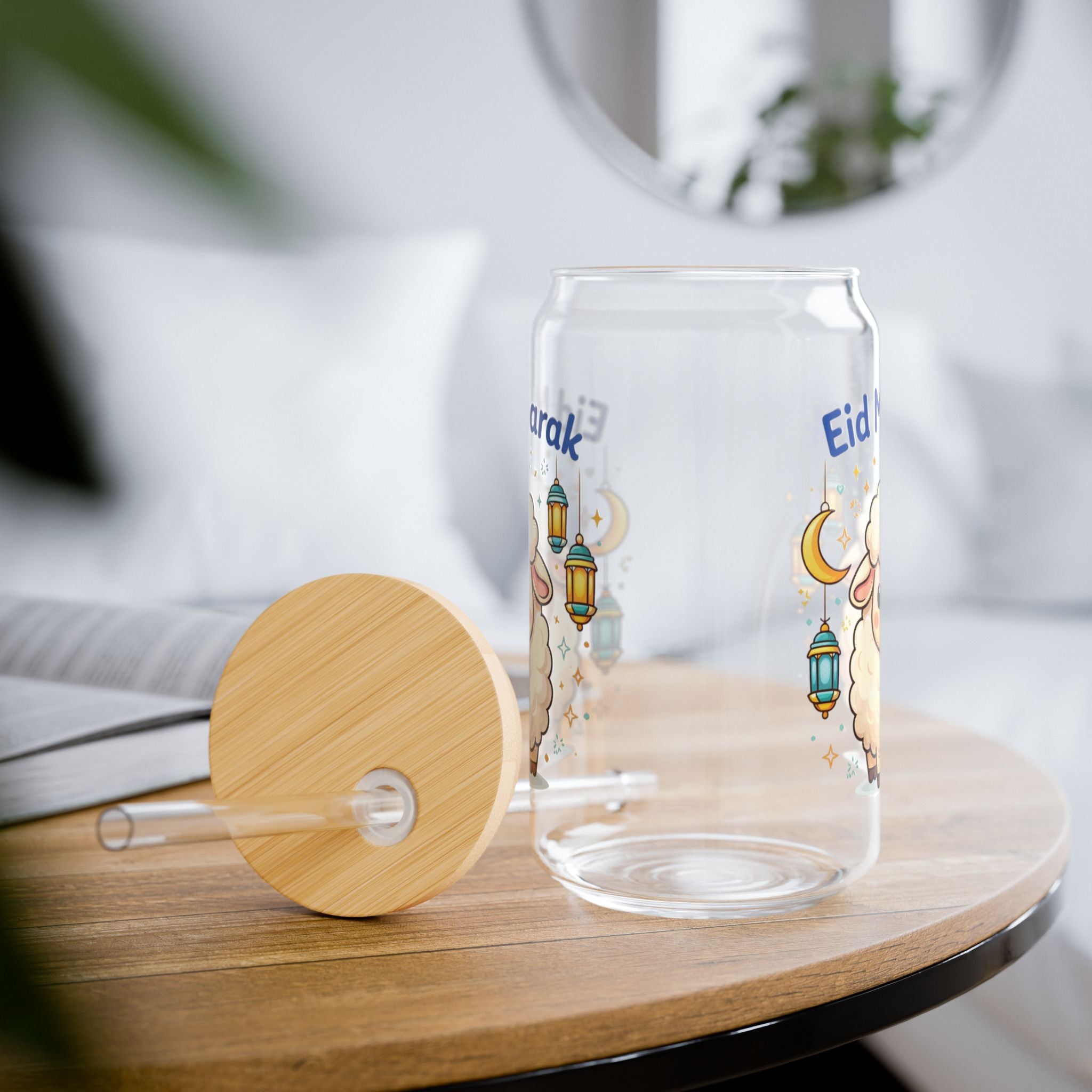 Eid Mubarak Sheep Sipper Glass