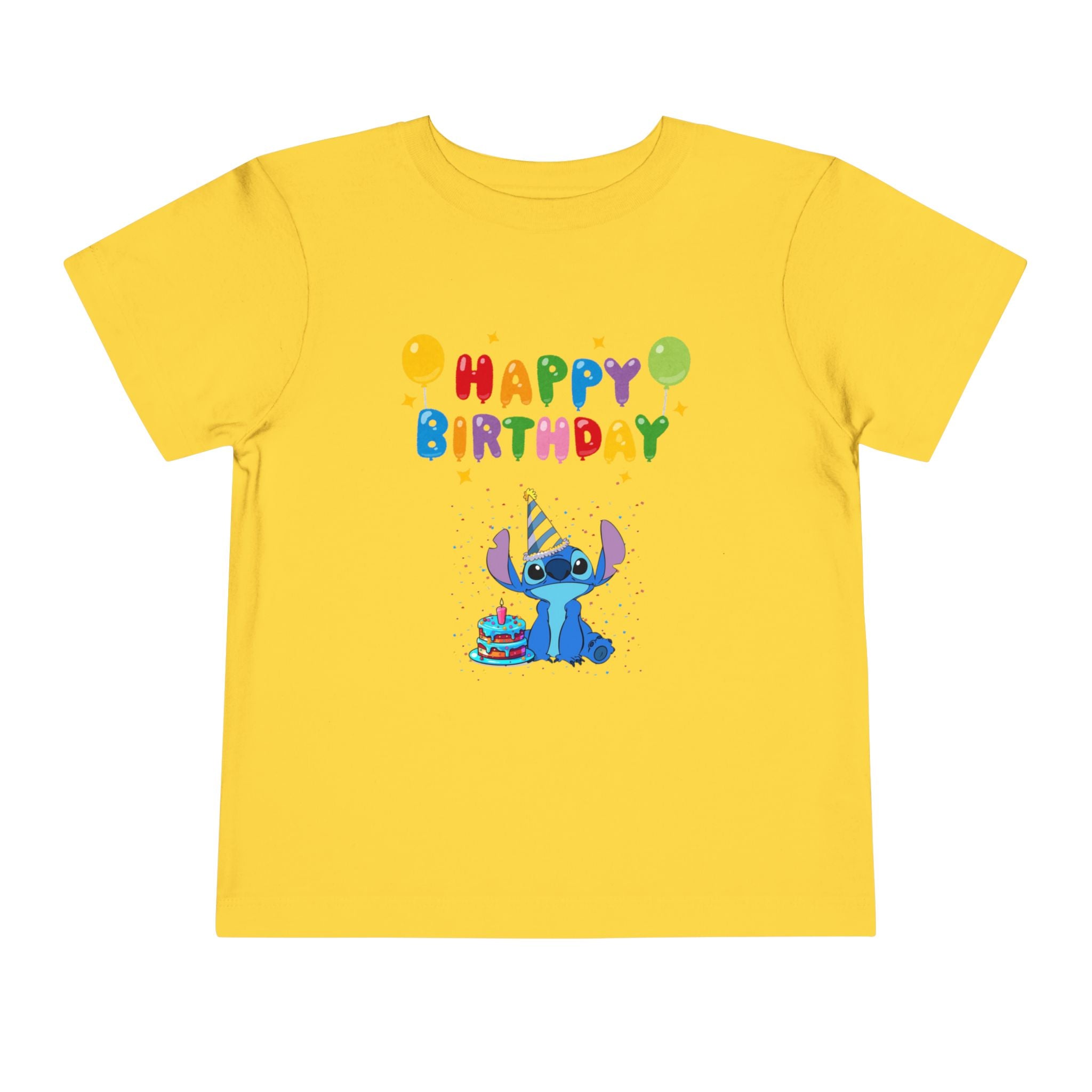 Stiche birthday Toddler Short Sleeve Tee