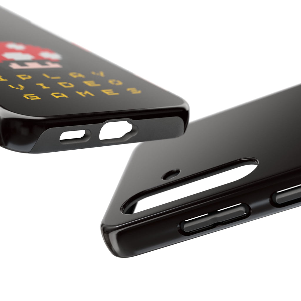 I Play Video Games Pixel Mushroom Phone Case — Tough Protective Gamer Case