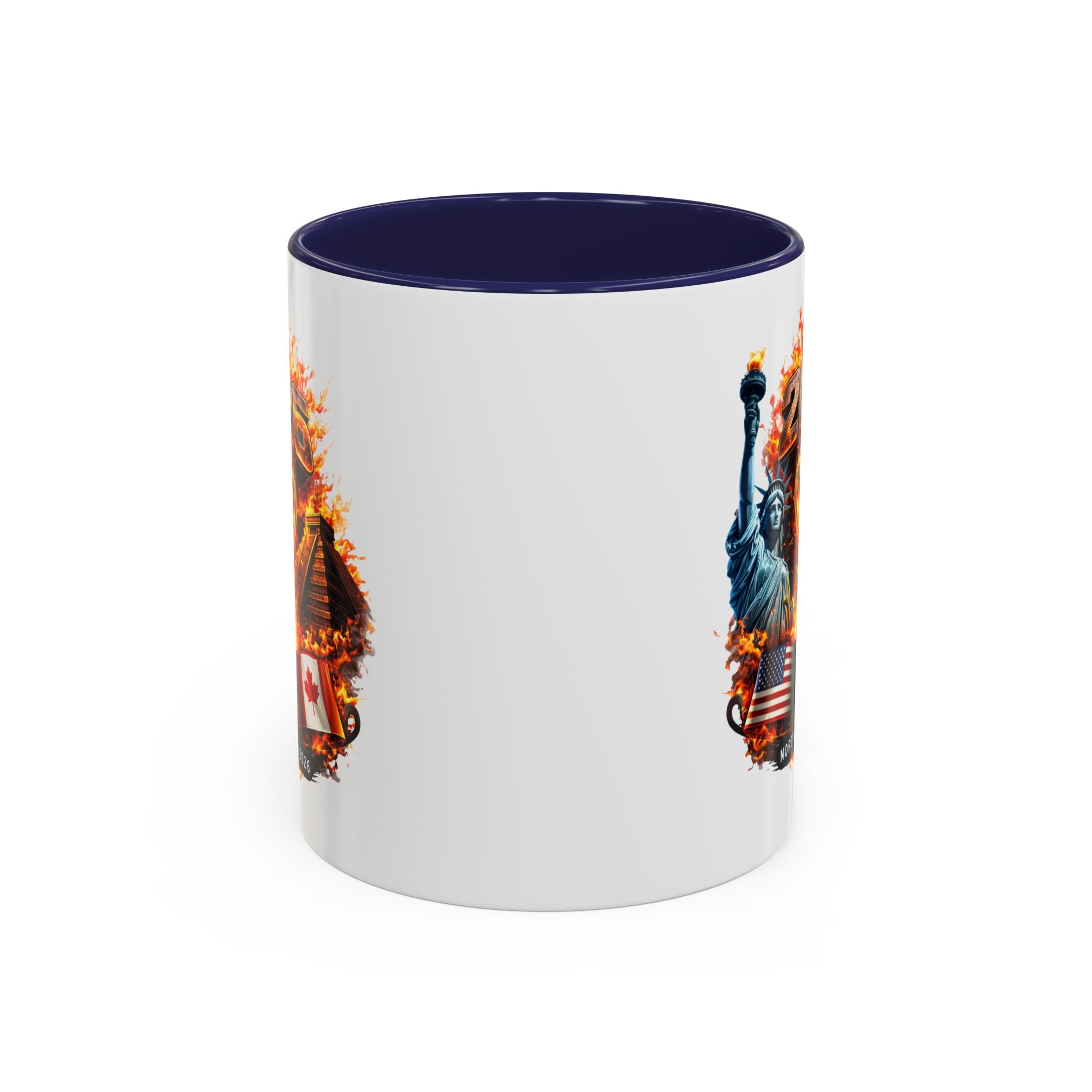 2026 North America Championship Coffee Mug — Trophy & Flags Accent Mug
