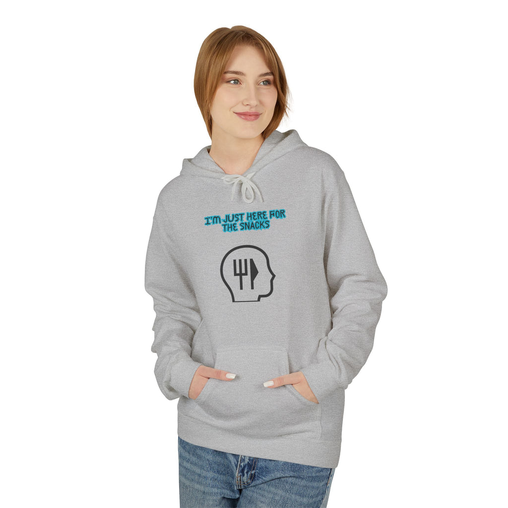 I’m Just Here for the Snacks Unisex Midweight Softstyle Fleece Hoodie