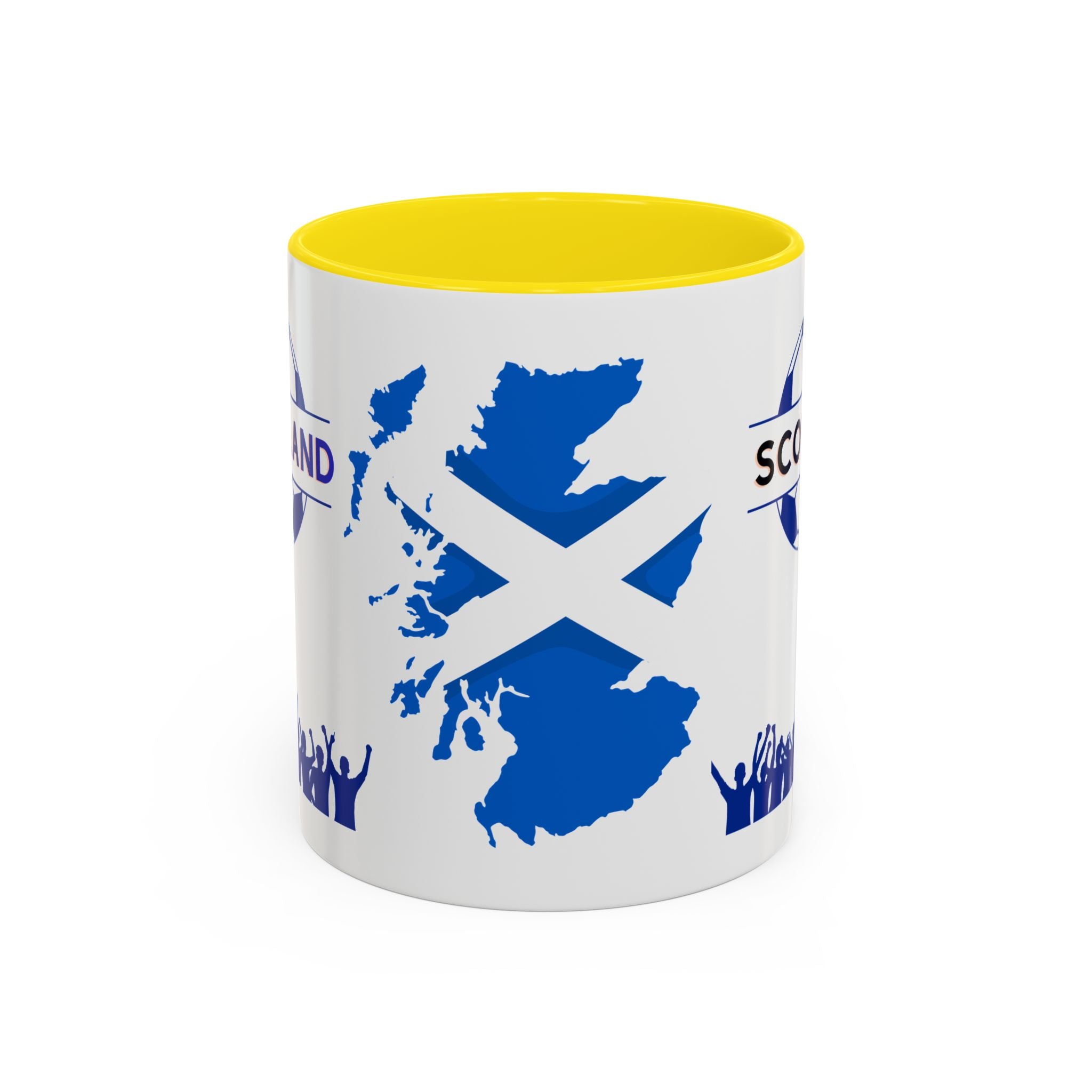 Scotland Soccer Fan Coffee Mug – Scottish Flag & Supporters 11/15oz Accent Mug