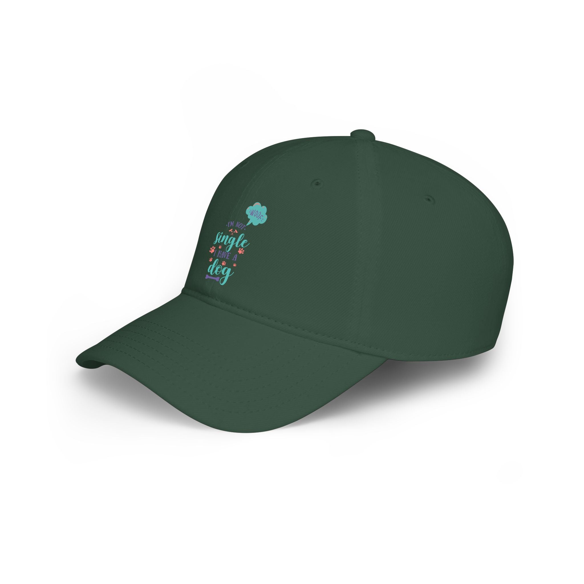 Funny "Single, Taken, I Have a Dog" Dog Lover Baseball Cap