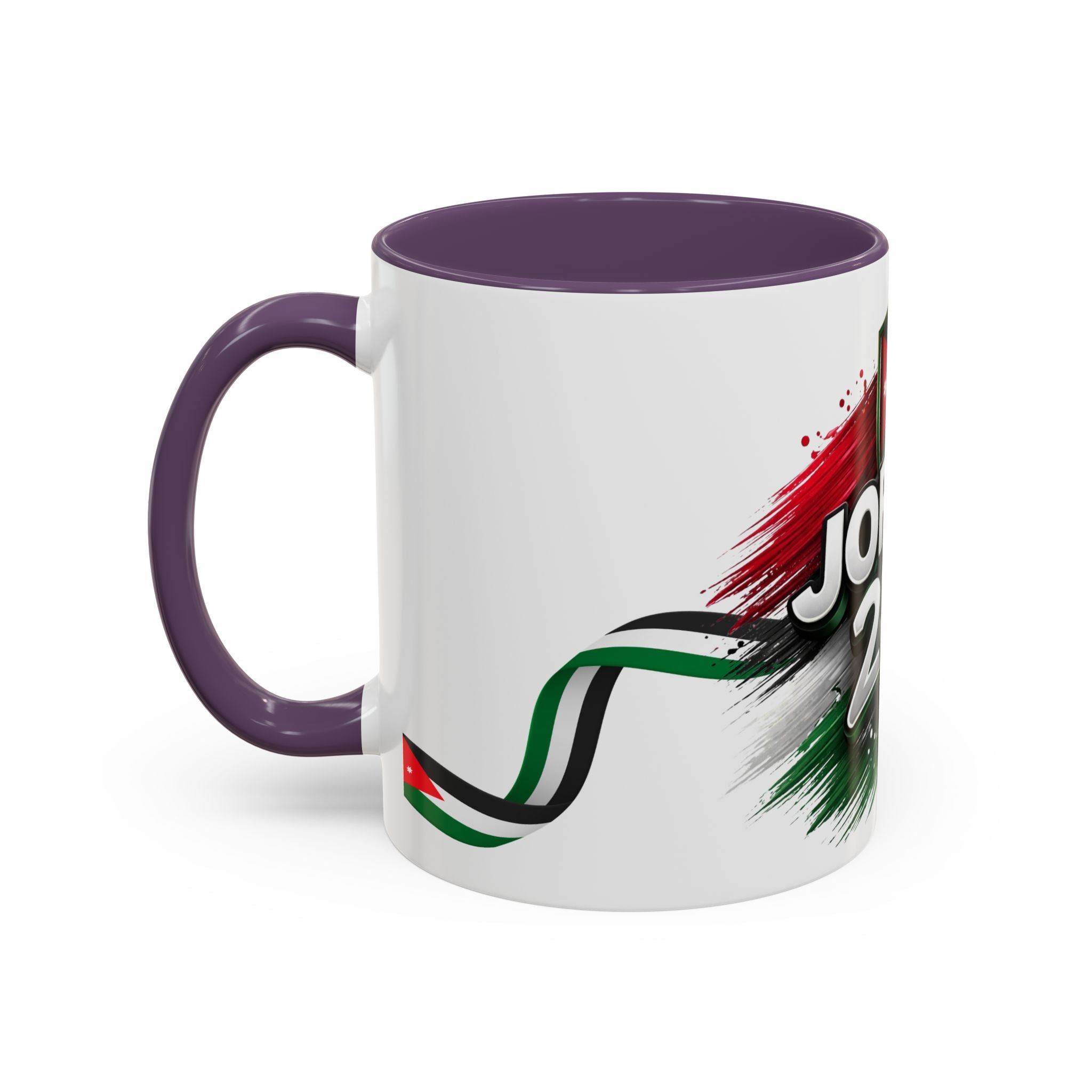 Jordan 2026 Soccer Accent Coffee Mug – Jordan Flag Football Fan Gift (11/15oz)