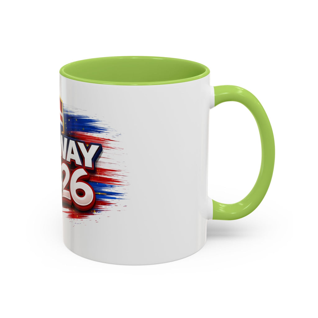 Norway 2026 Soccer Fan Accent Coffee Mug — Cup Supporter Gift