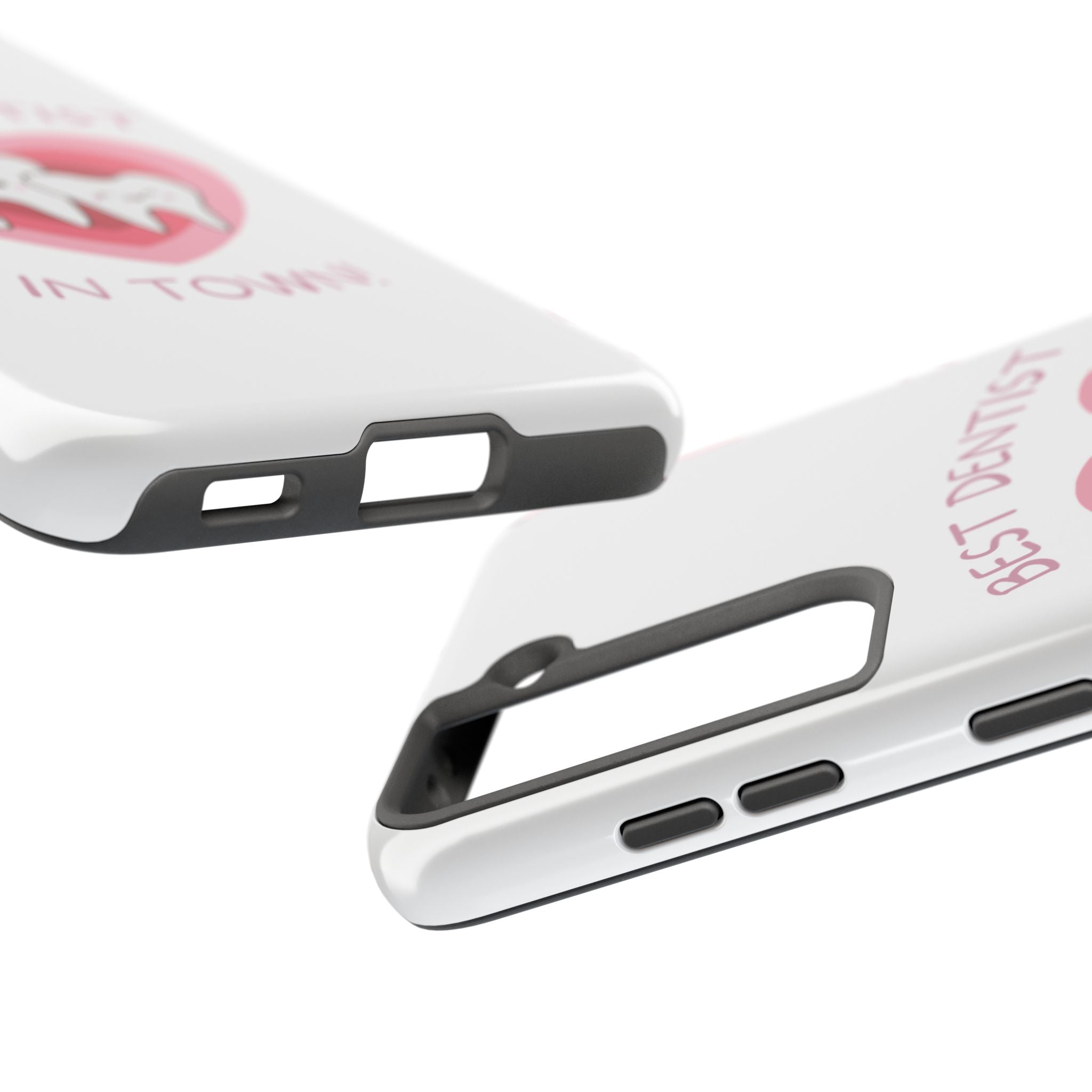 Tough Phone Case — “Best Dentist in Town!” Cute Tooth Heart Design