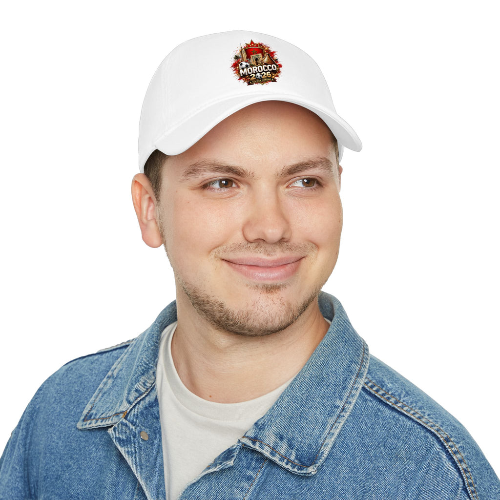 Morocco 26 Baseball Cap – Vintage Soccer Crest Low Profile Hat