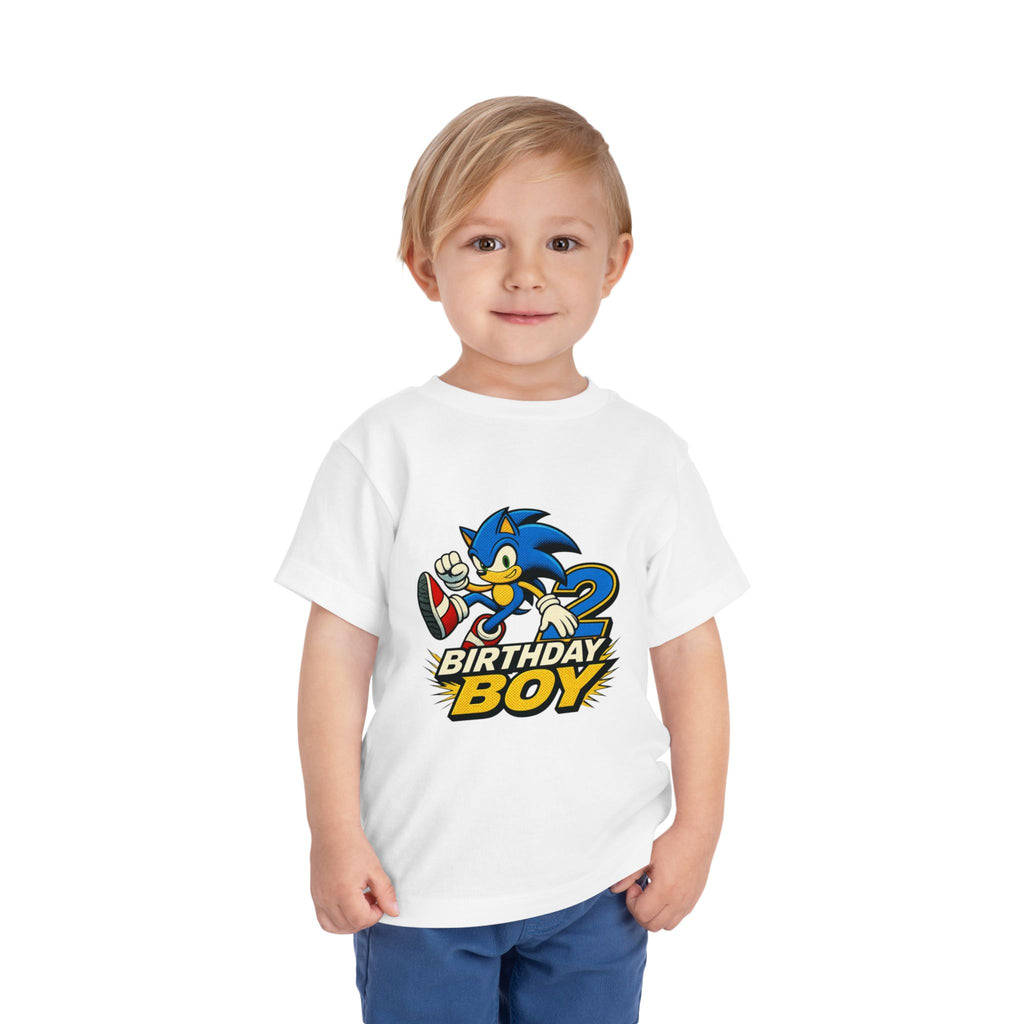 Sonic 2nd Birthday Boy Toddler Tee
