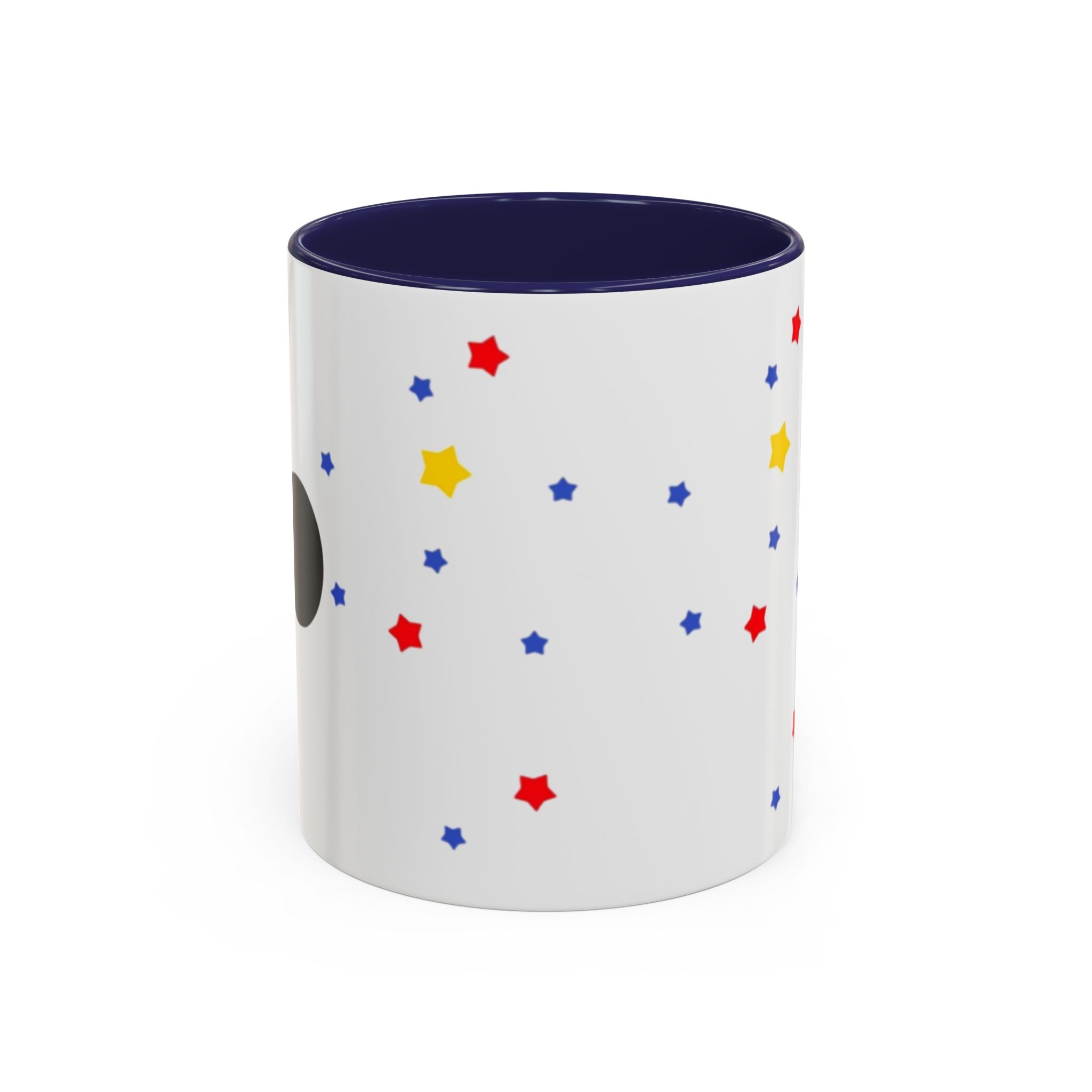 Mickey Mouse Accent Coffee Mug – Stars Pattern (11 oz)