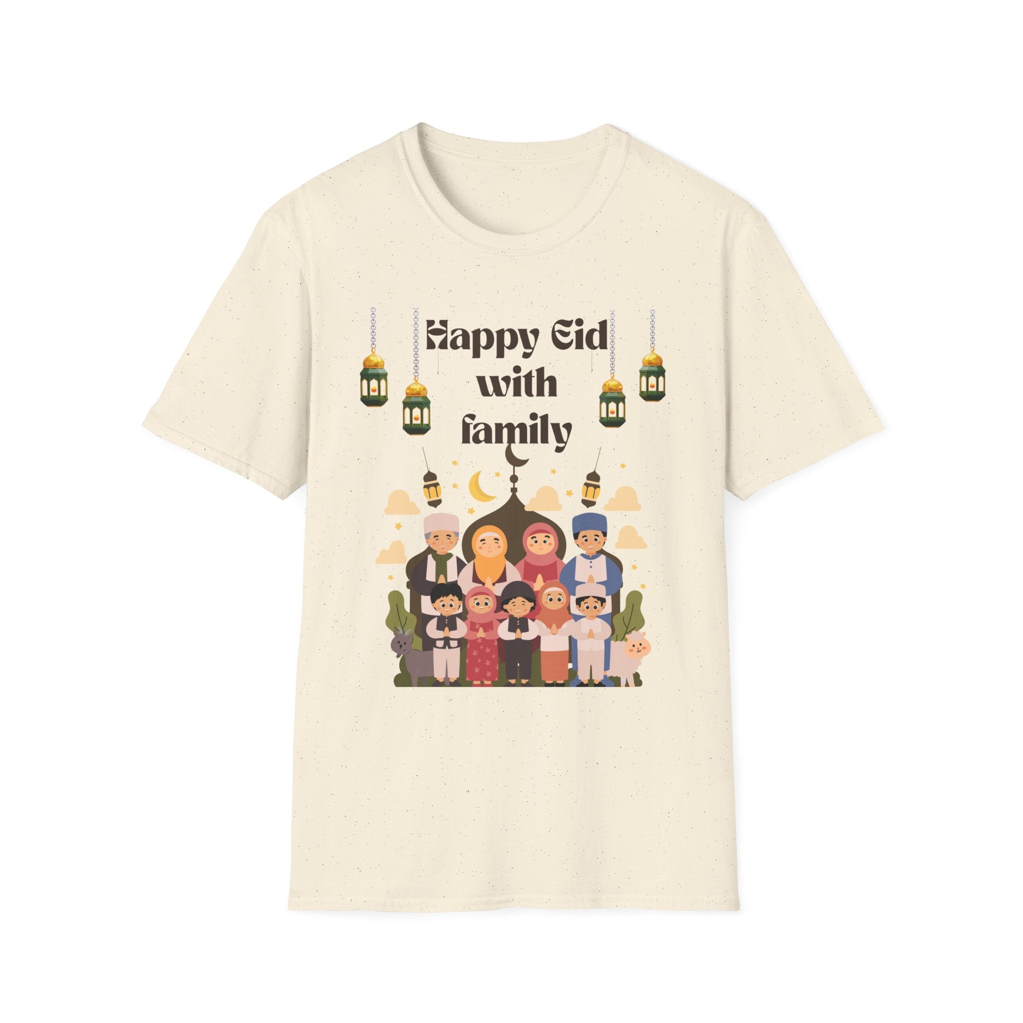 Eid with Family T-Shirt – Happy Eid Muslim Family Celebration Tee