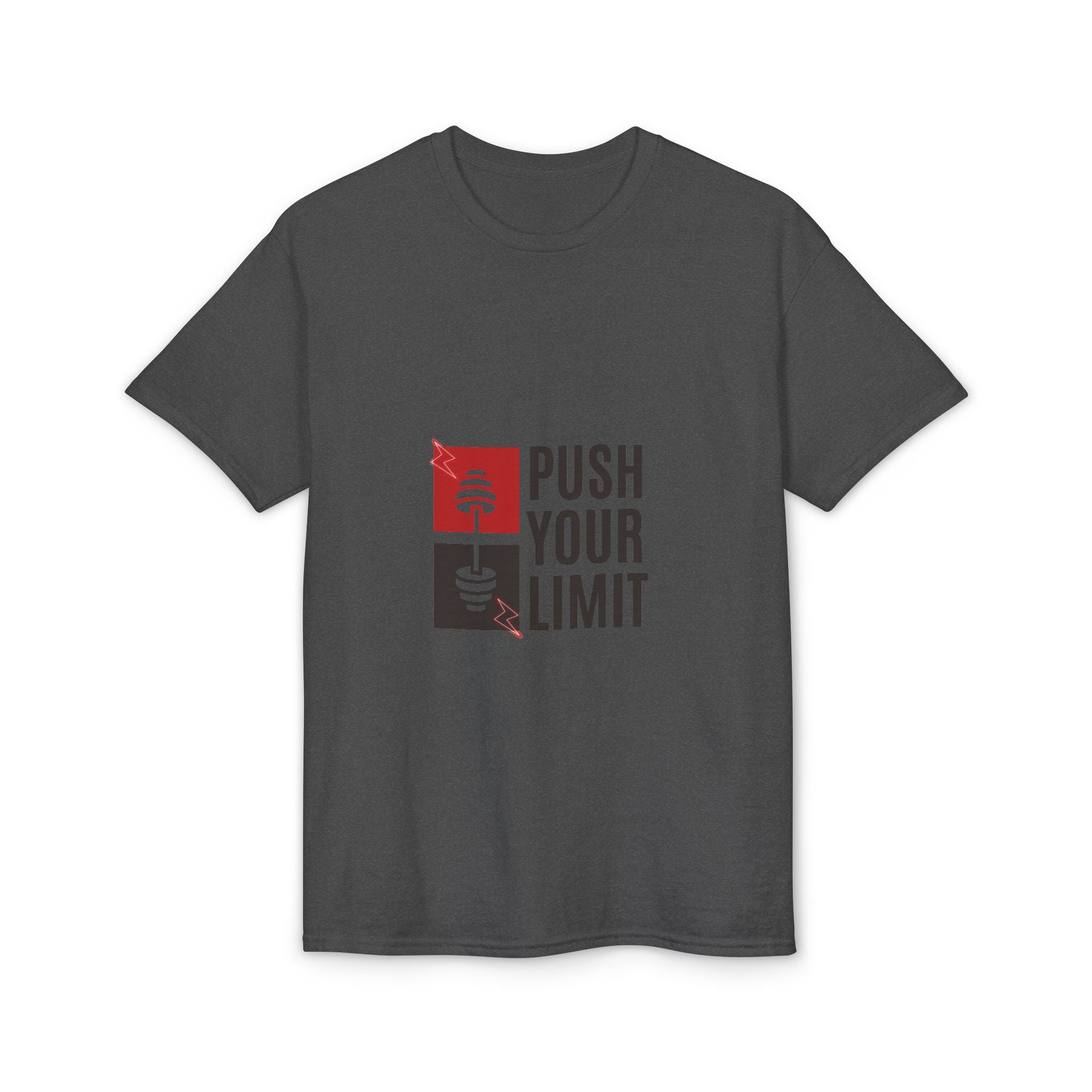 Push Your Limit T-Shirt — Motivational Gym Fitness Tee