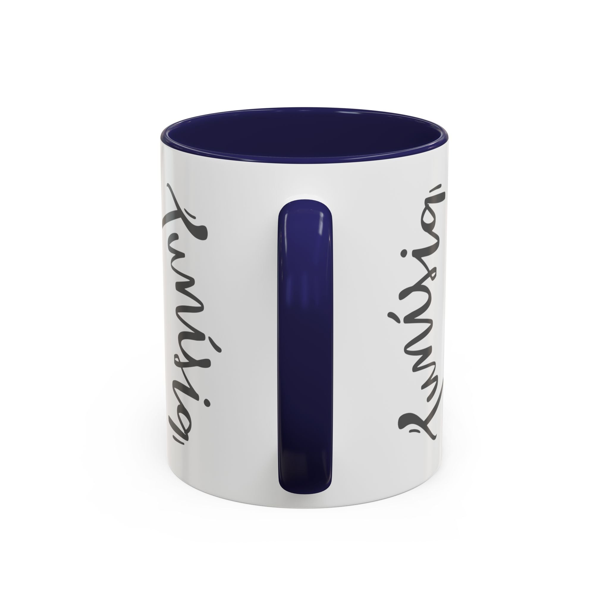 Tunisia Flag Accent Coffee Mug – Red Brushstroke Design (11/15oz)