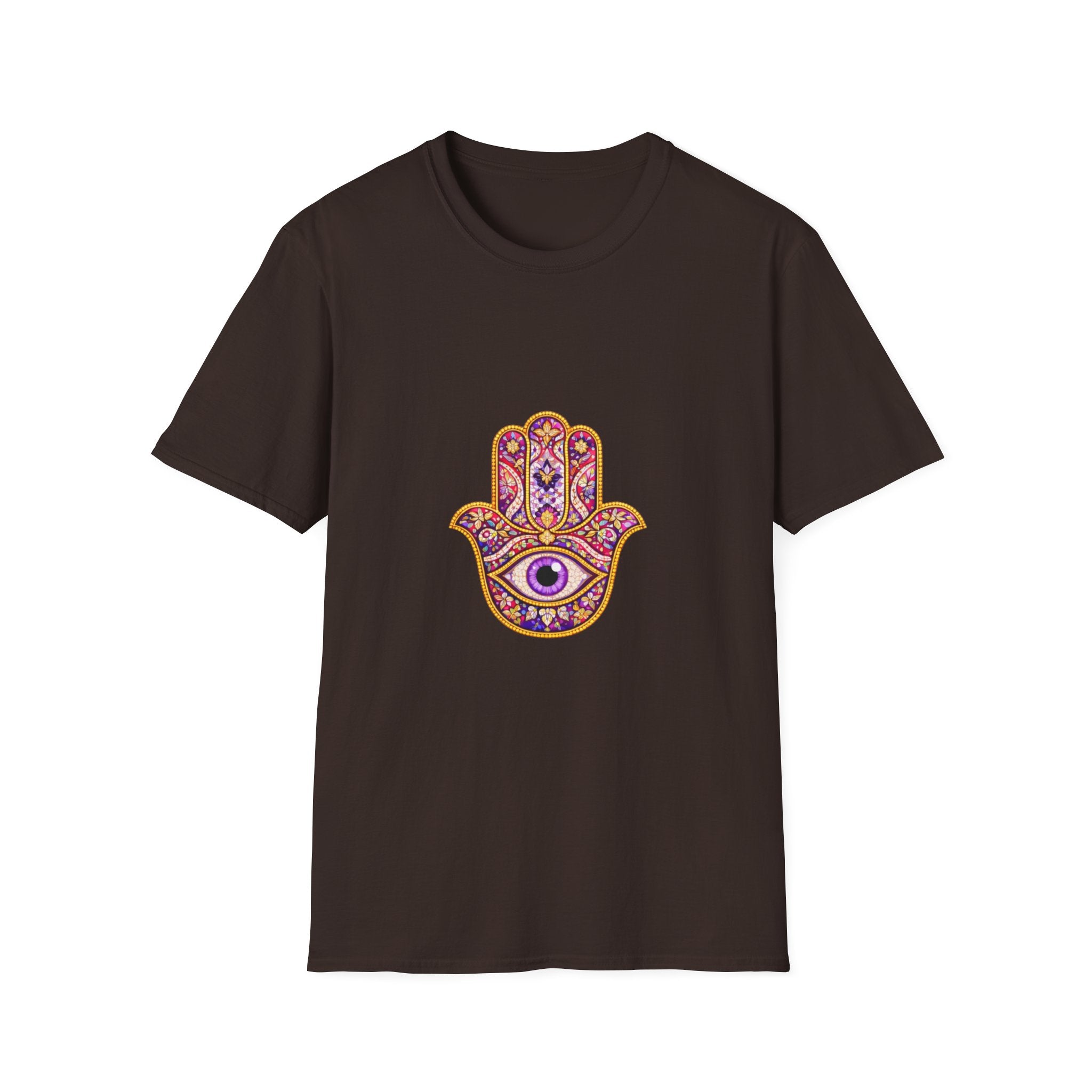 Hamsa Hand T-Shirt — Boho Spiritual Evil Eye Graphic Tee
