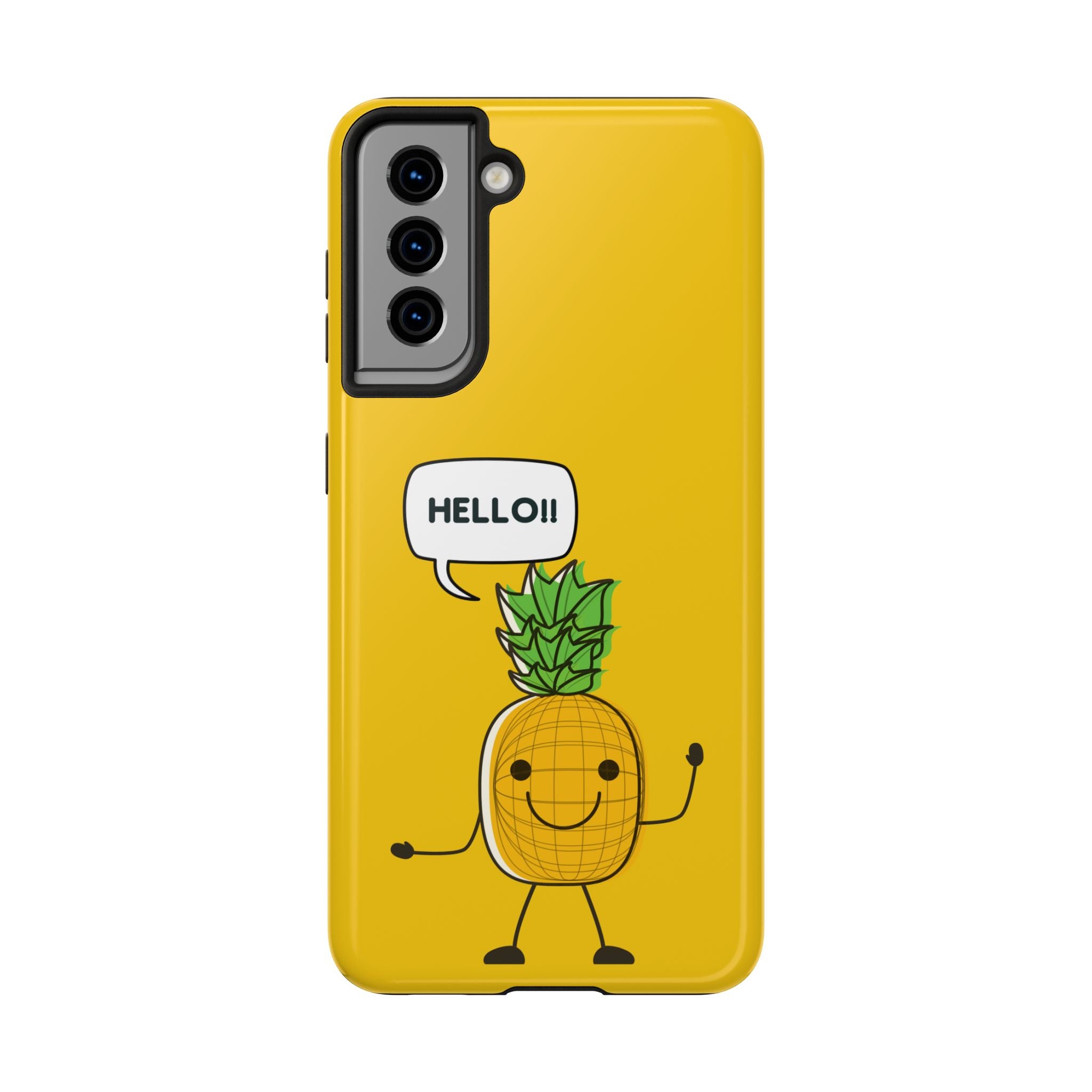 Pineapple 'HELLO!!' Tough Phone Case