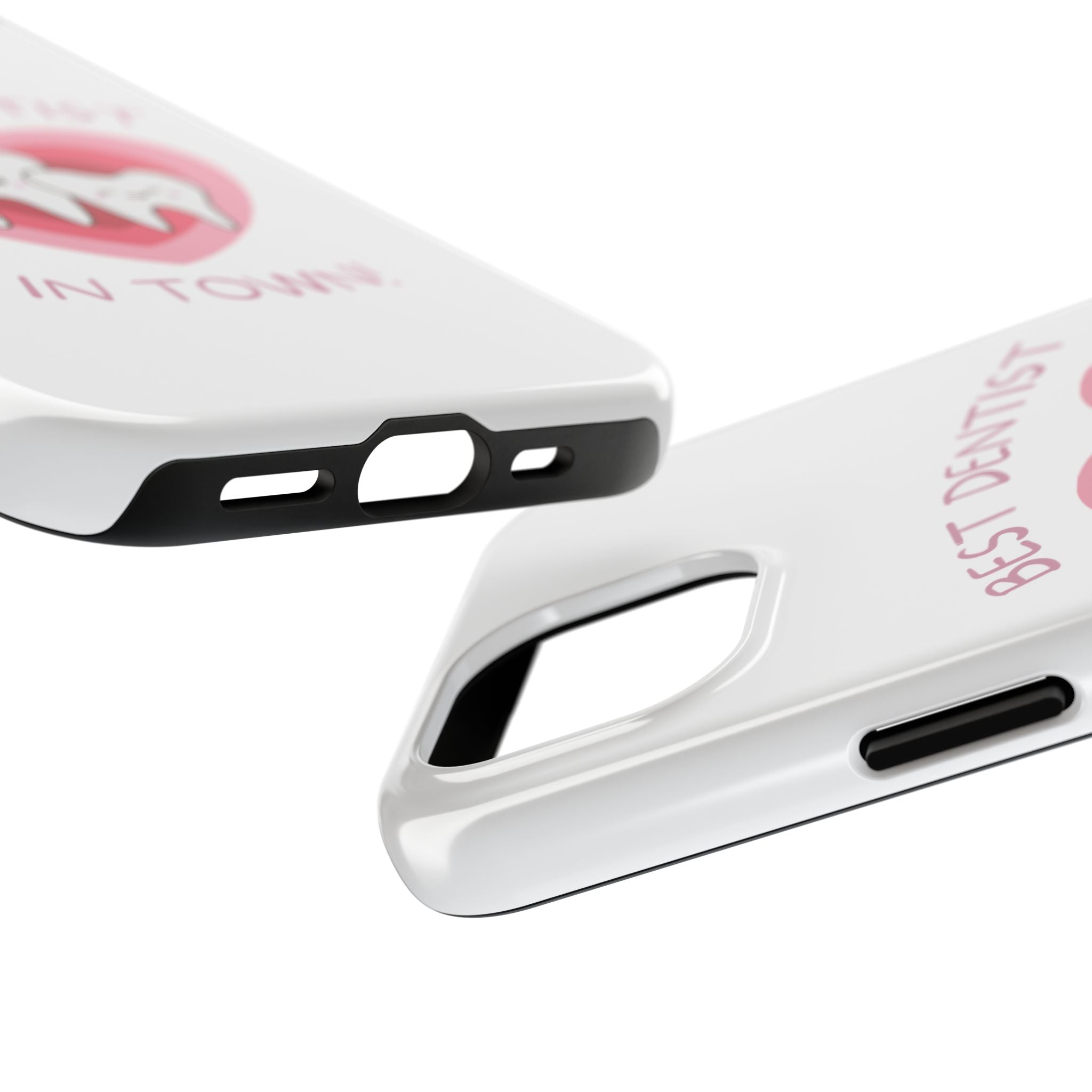 Tough Phone Case — “Best Dentist in Town!” Cute Tooth Heart Design