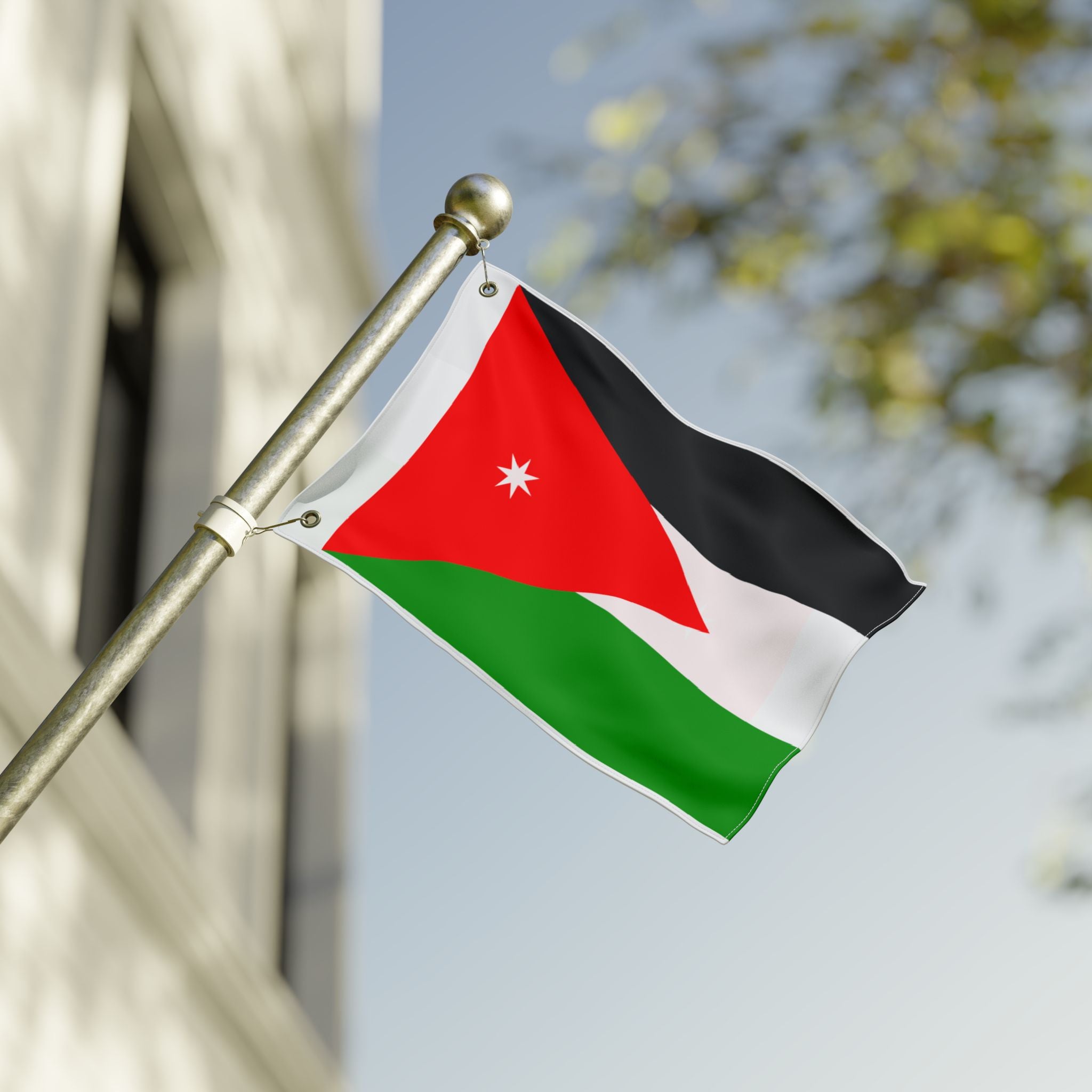 Jordan Flag — Double-Sided Outdoor Flag