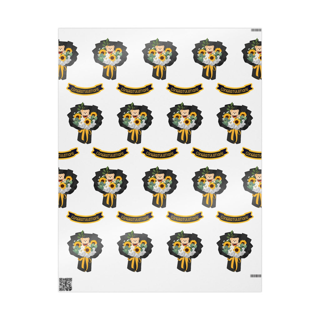 Bouquet Wrapping Paper — Sympathy Floral Memorial Gift Wrap