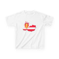 Austria Kids T-Shirt — Austria Crest & Flame Map 2026 Youth Tee