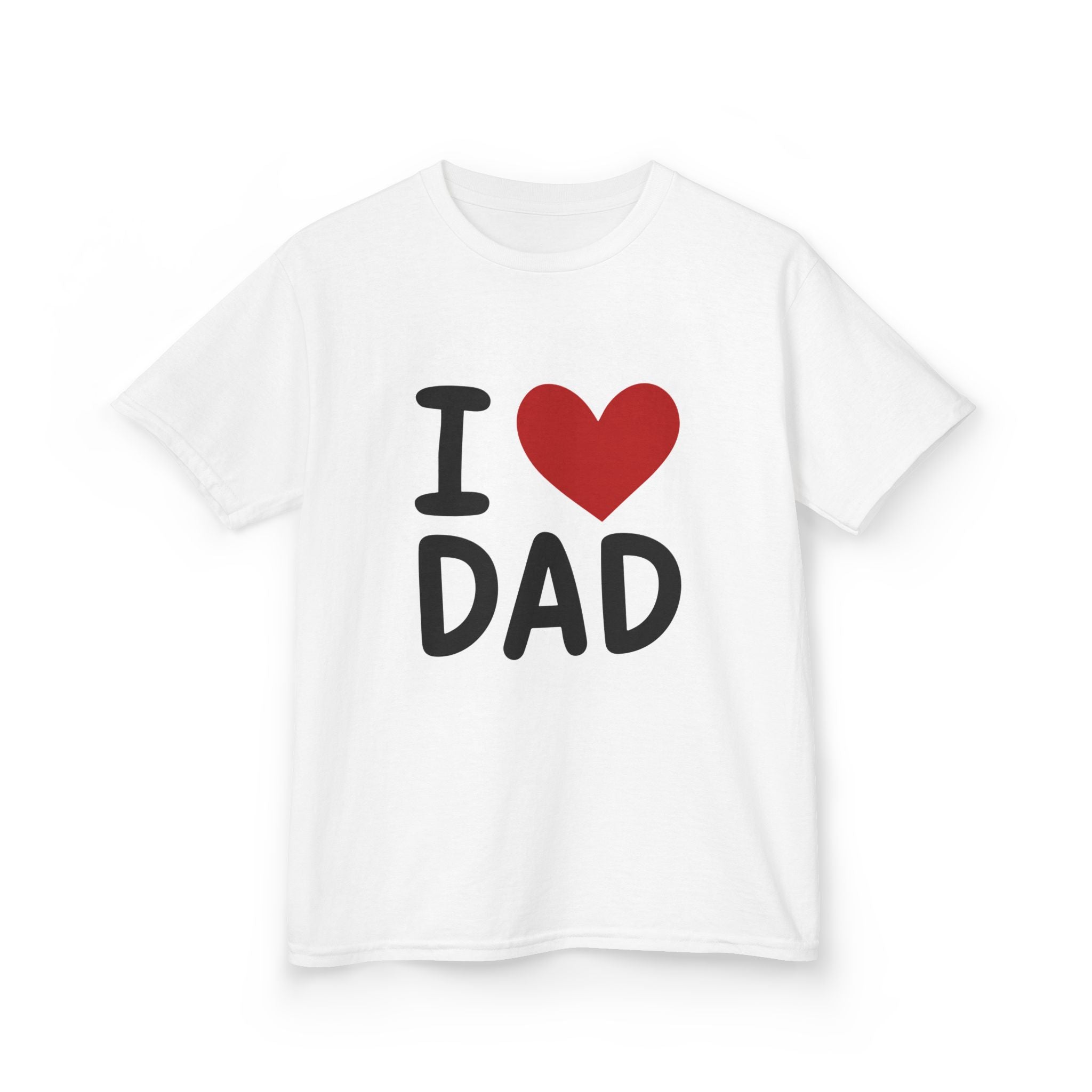 I Love Dad Kids T‑Shirt — Cute Father’s Day Tee for Kids