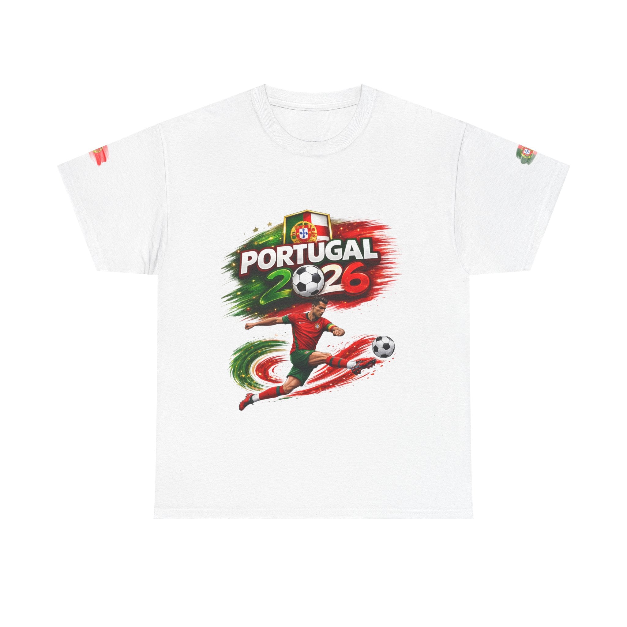 Portugal 2026 Soccer T-Shirt — Cup Style Football Jersey Design