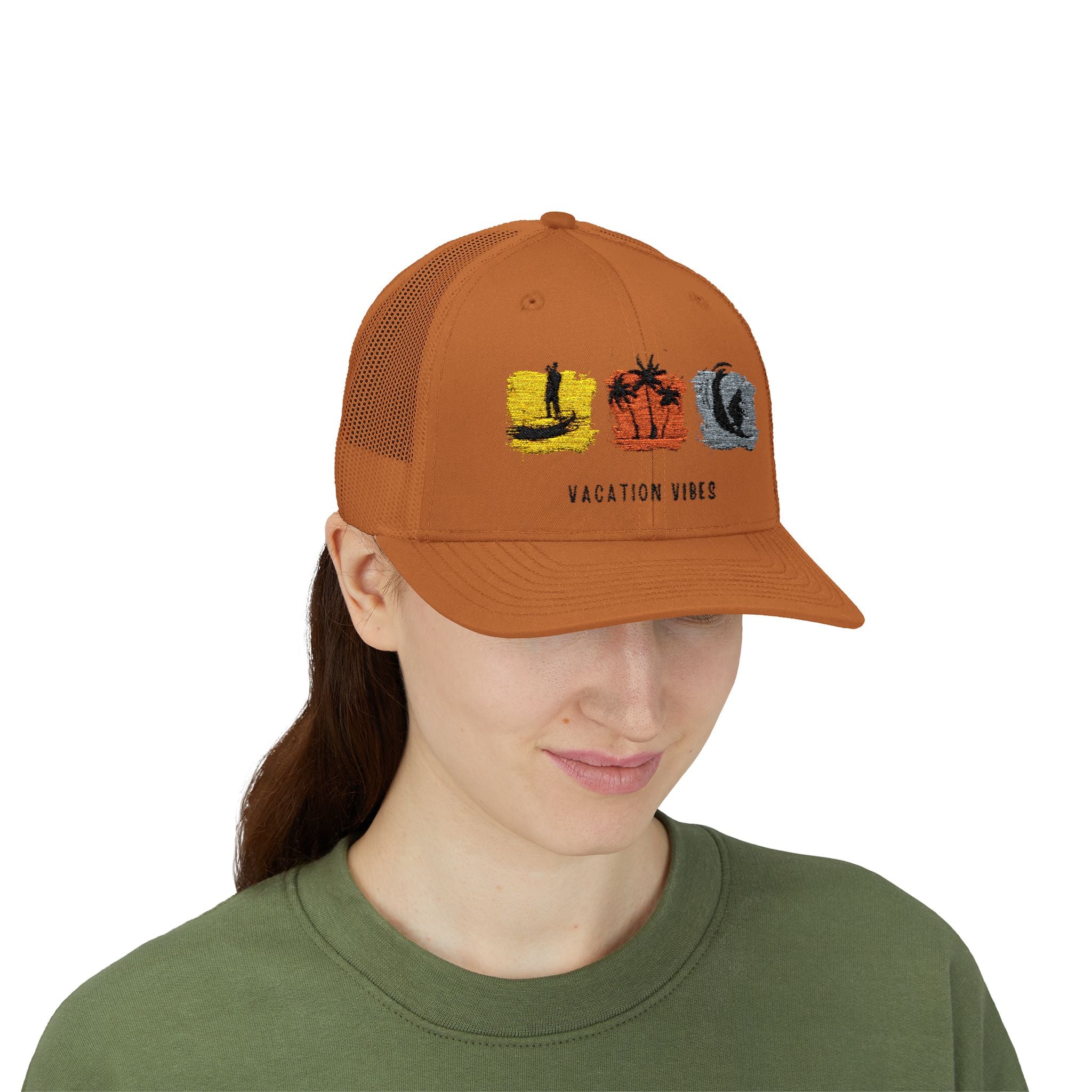 Vacation Vibes Snapback Trucker Cap
