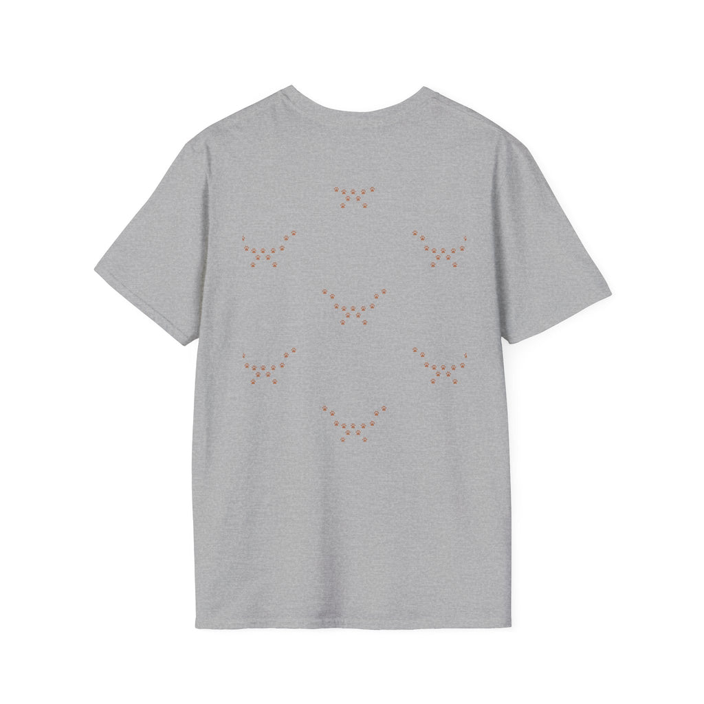 Dog Lover T-Shirt — "Home Is Where The Dog Is" Paw Print Tee