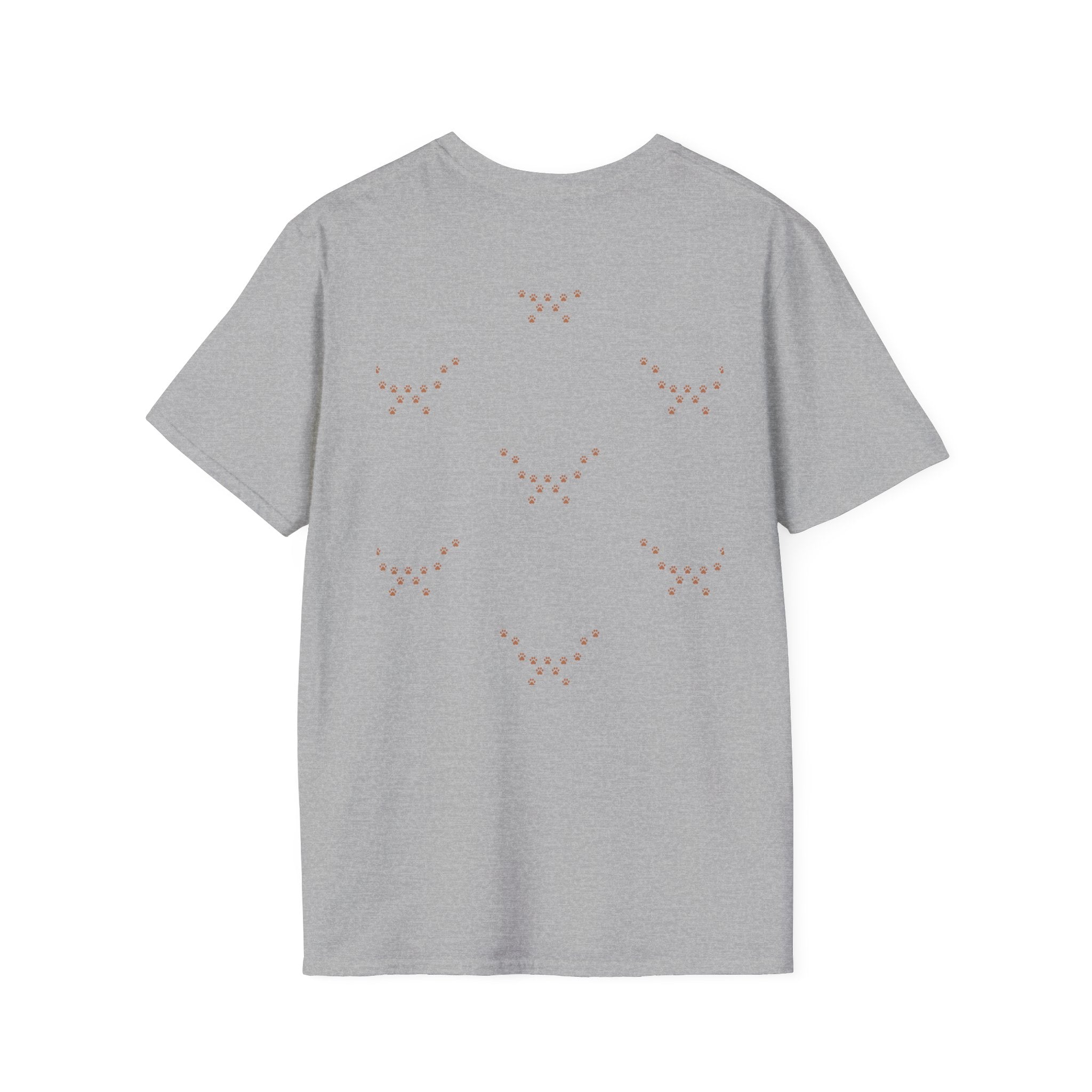 Dog Lover T-Shirt — "Home Is Where The Dog Is" Paw Print Tee