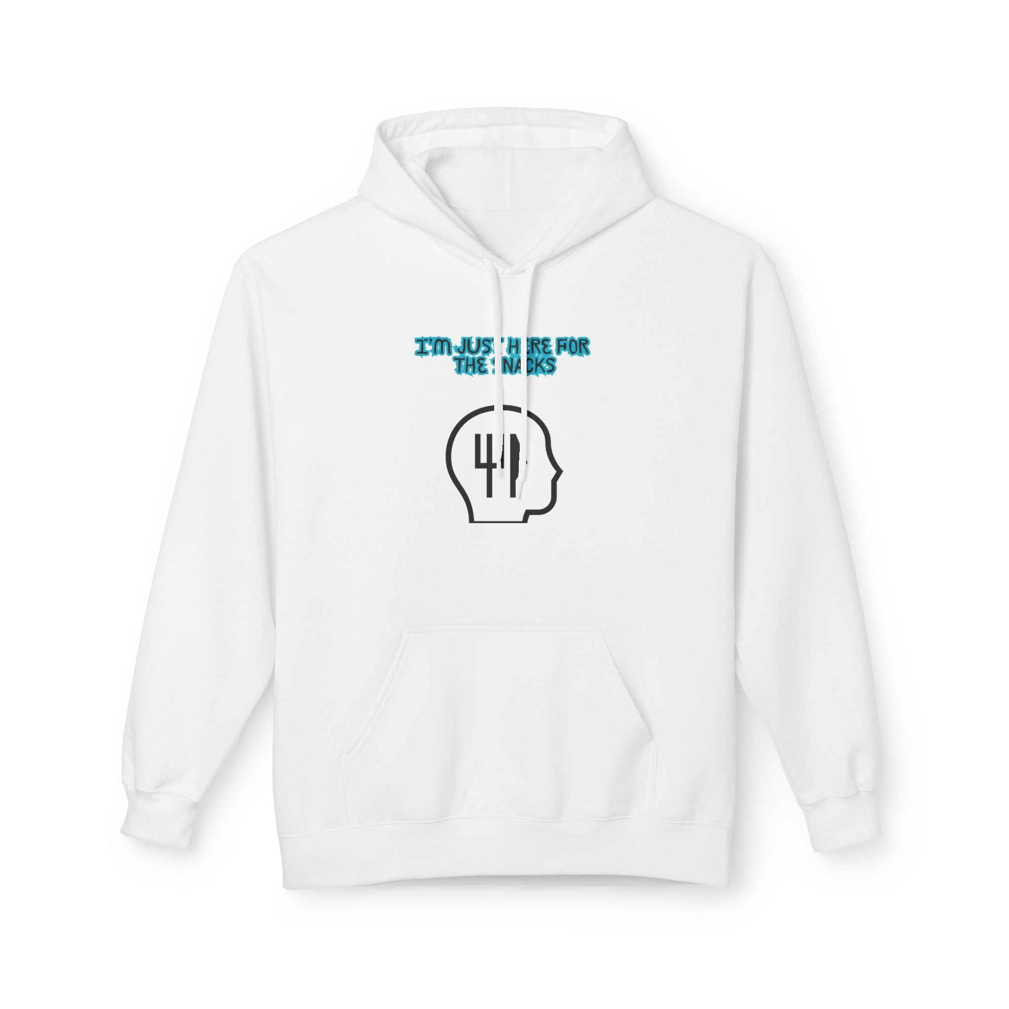 I’m Just Here for the Snacks Unisex Midweight Softstyle Fleece Hoodie
