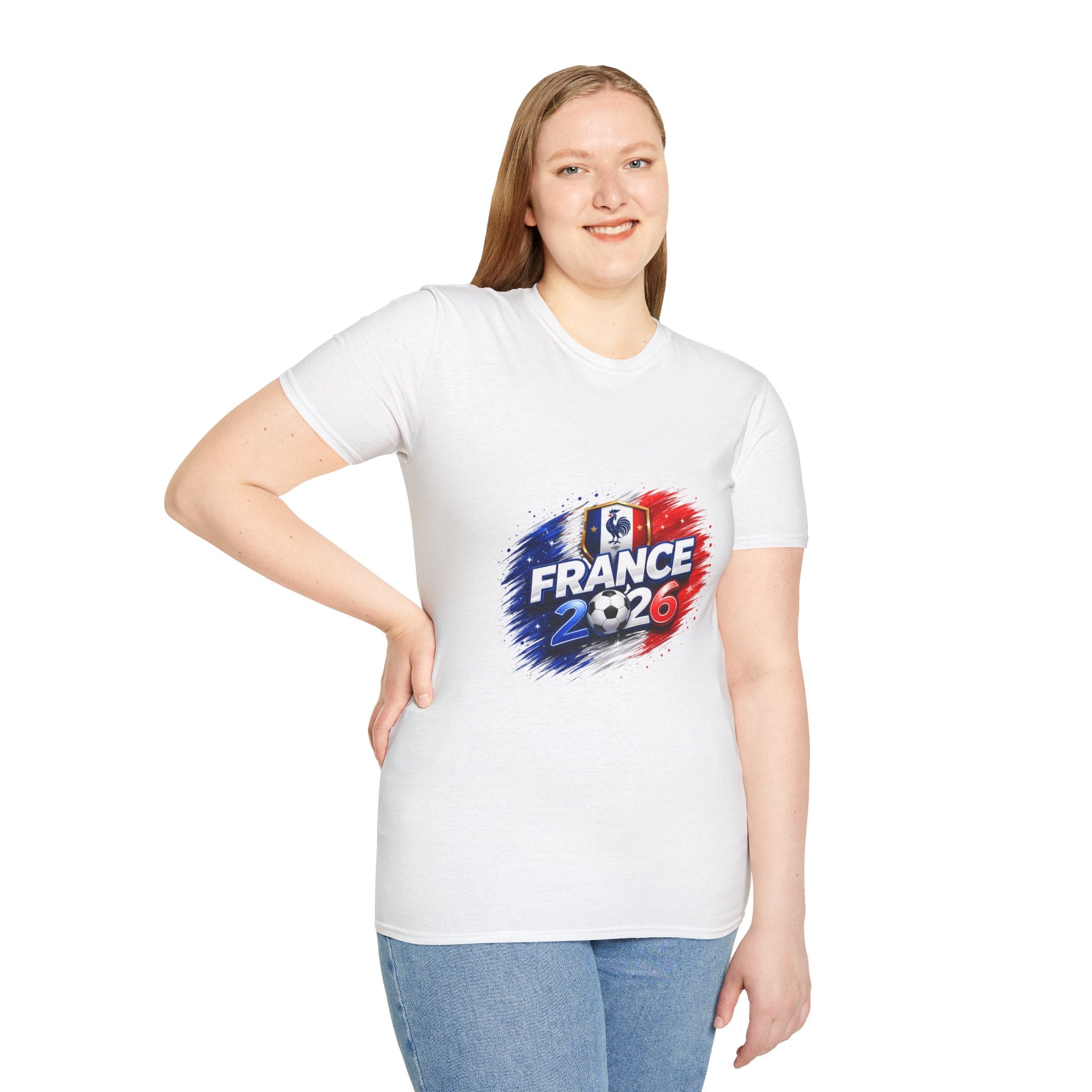 France 2026 Soccer Cup T‑Shirt — French Flag & Trophy Fan Tee